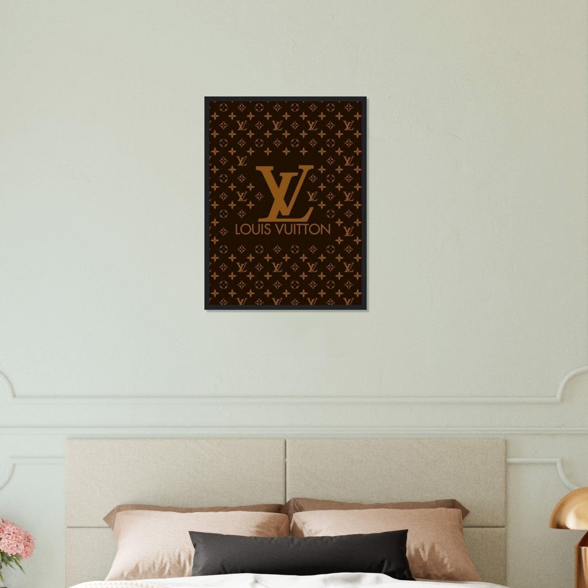 Canvanation Print Material 45x60 cm / 18x24″ Tableau Louis Vuitton Or