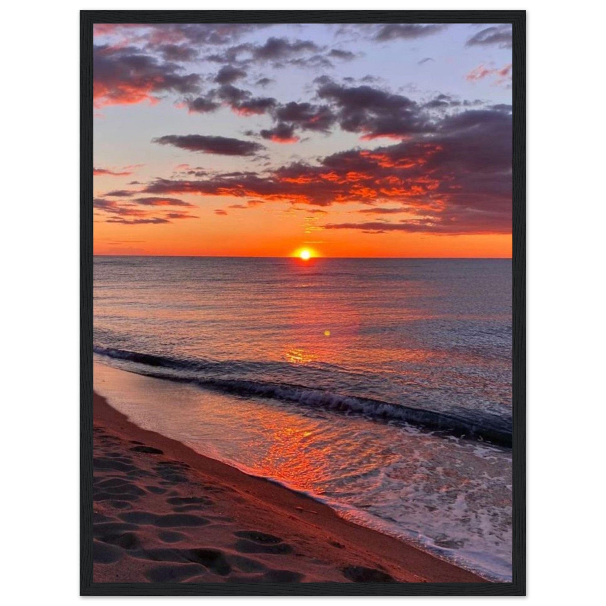 Gelato Print Material 45x60 cm / 18x24″ Cadre Coucher De Soleil