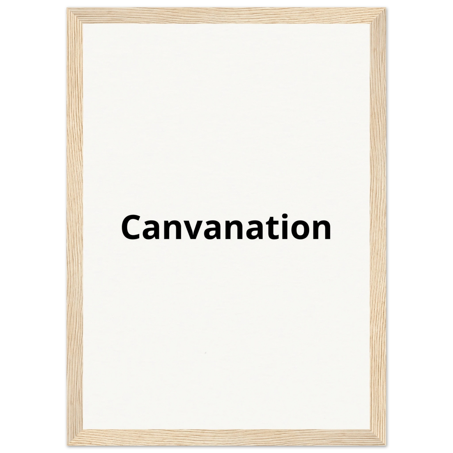 Canvanation Print Material 21x29.7 cm / 8x12" / Cadre en bois Tableau Personnalisé