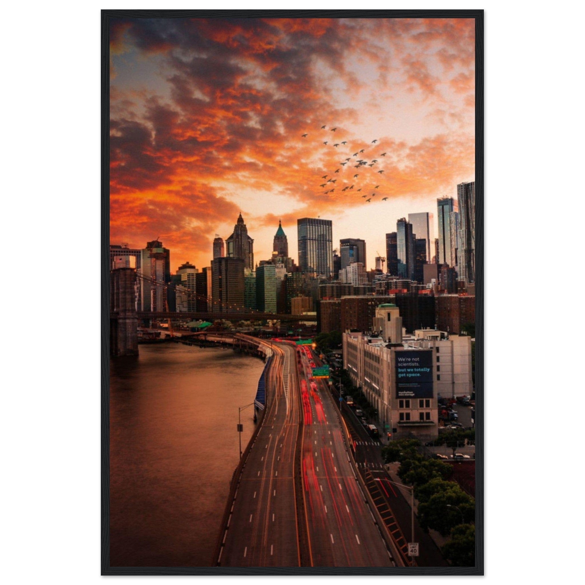 Gelato Print Material 60x90 cm / 24x36″ Tableau Ville Manhattan