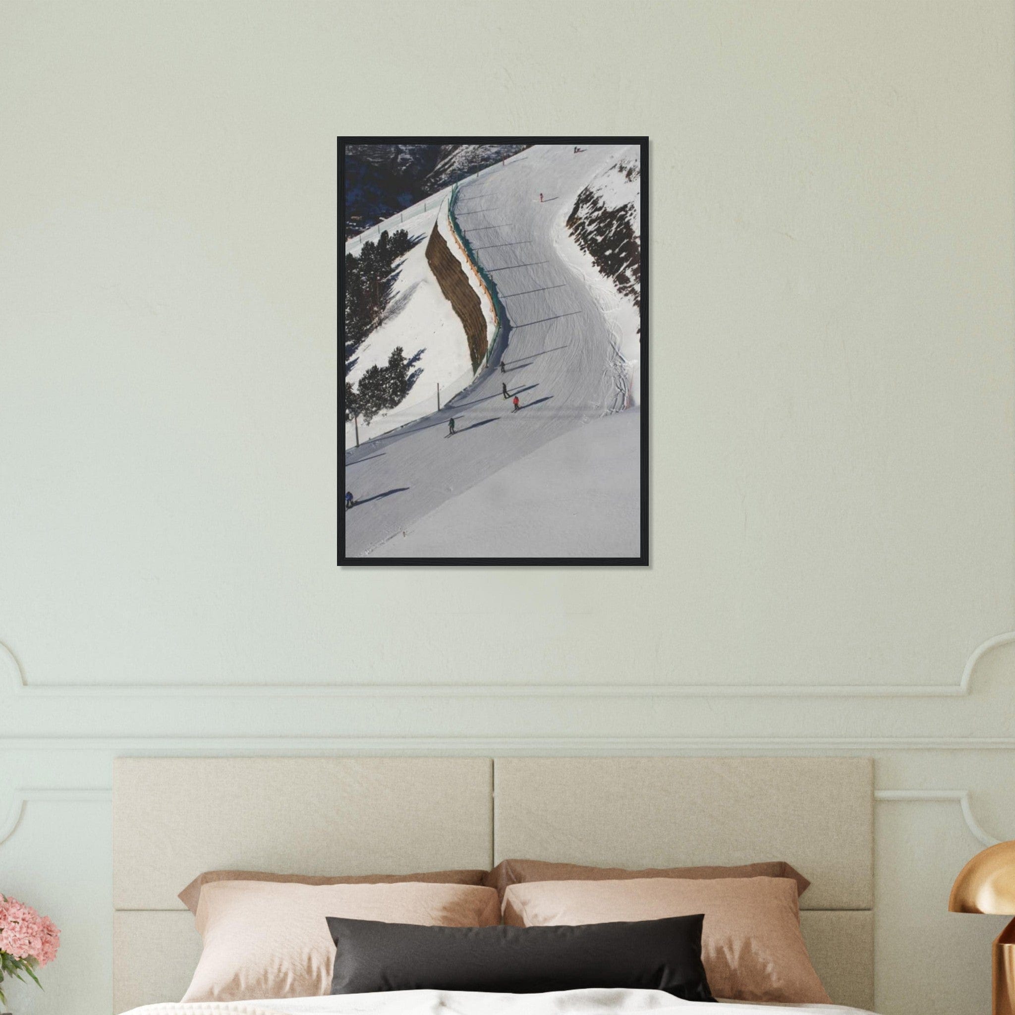 Canvanation Print Material 50x70 cm / 20x28″ Tableau Piste De Ski