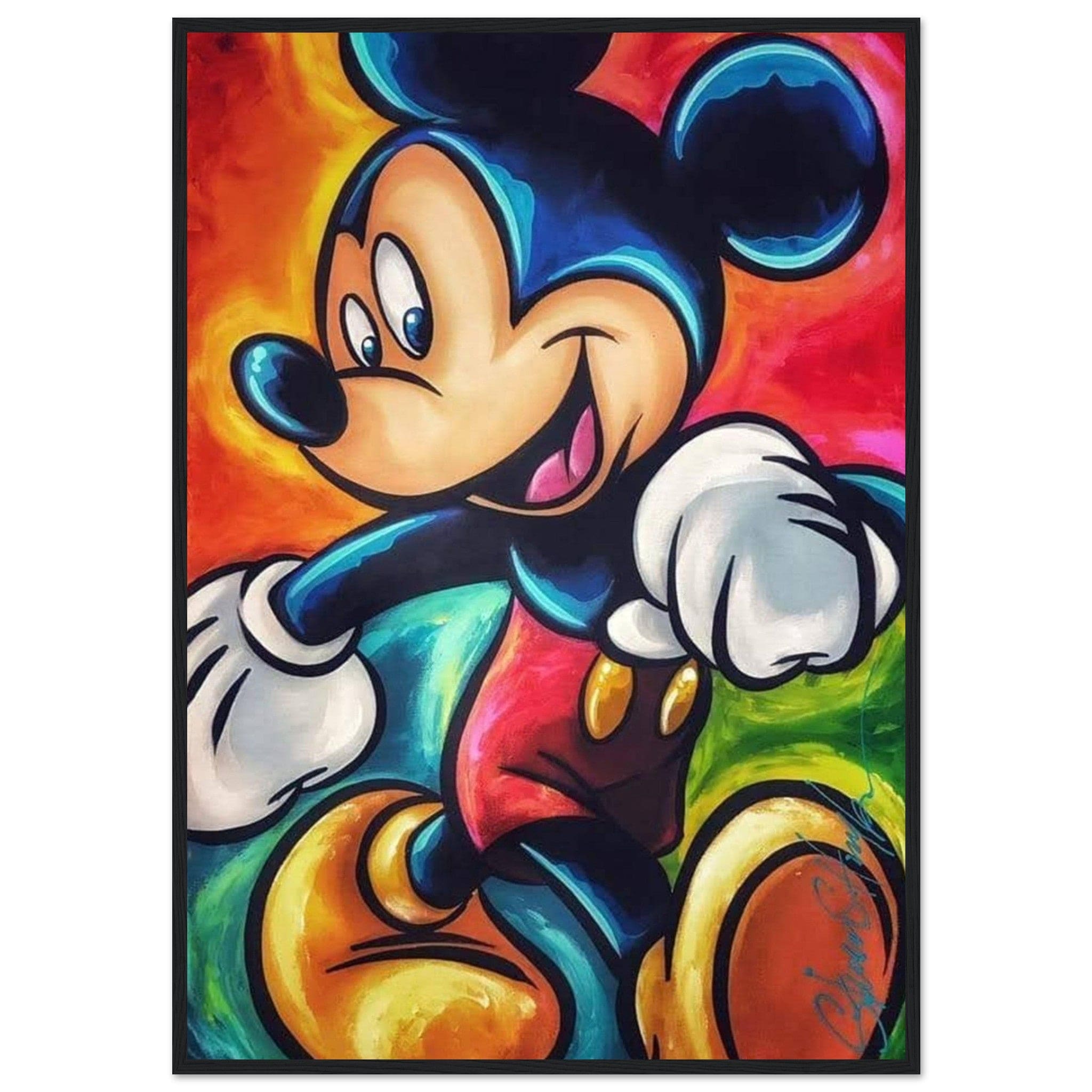 Gelato Print Material 70x100 cm / 28x40″ Tableau Mickey Vintage