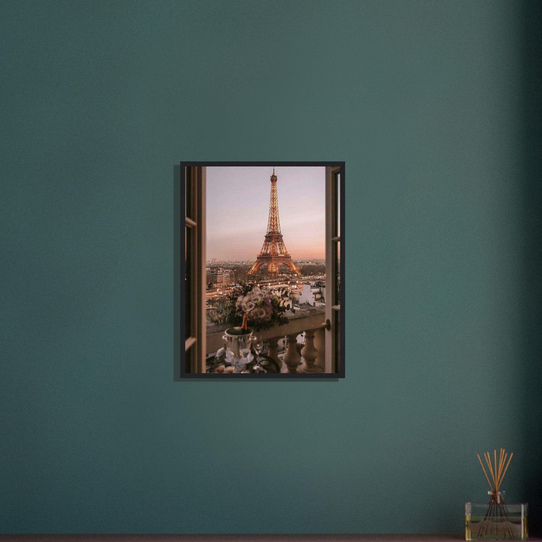 Canvanation Print Material Tableau Tour Eiffel Paris Vue Chambre