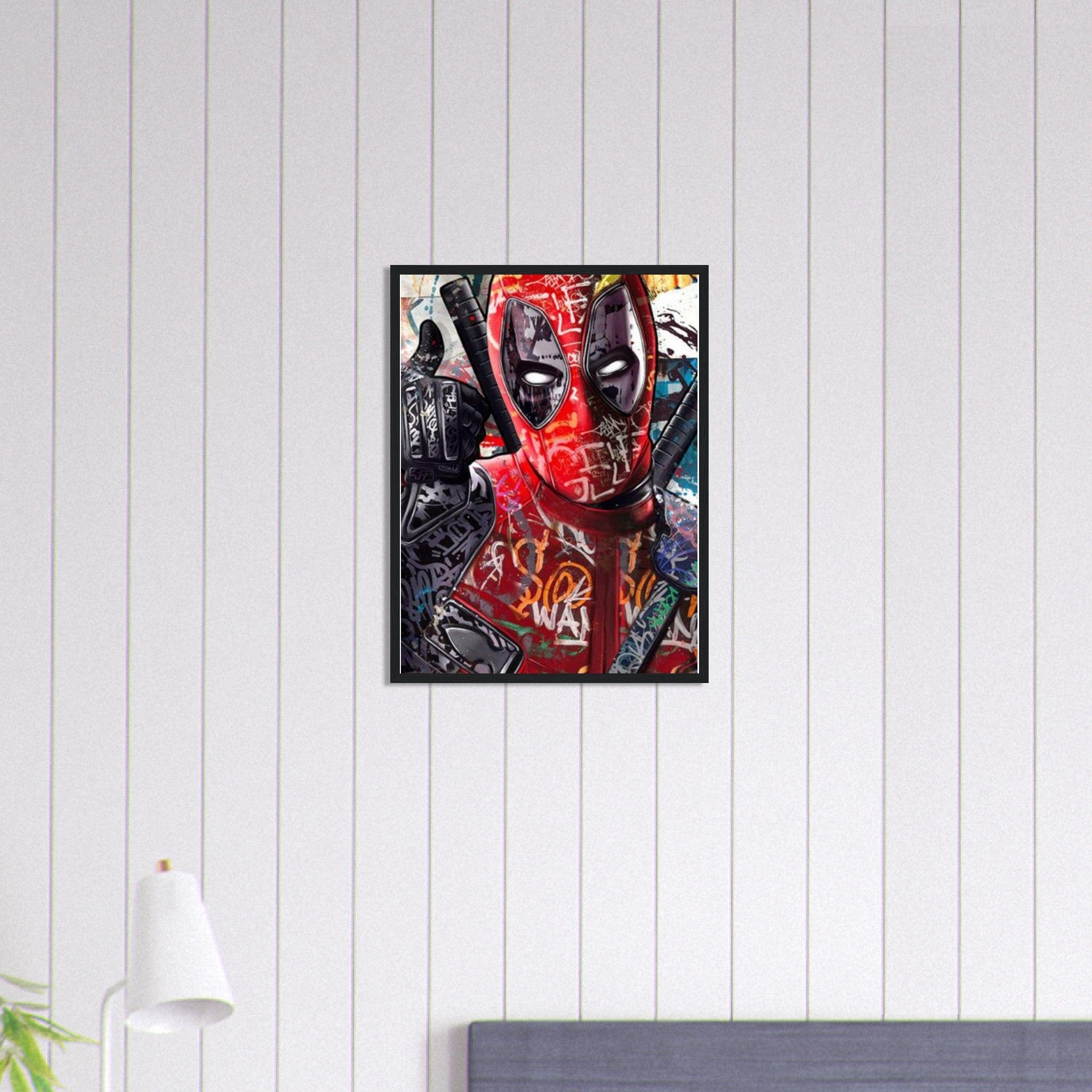 Canvanation Print Material 45x60 cm / 18x24″ Tableau Street Art Super Hero