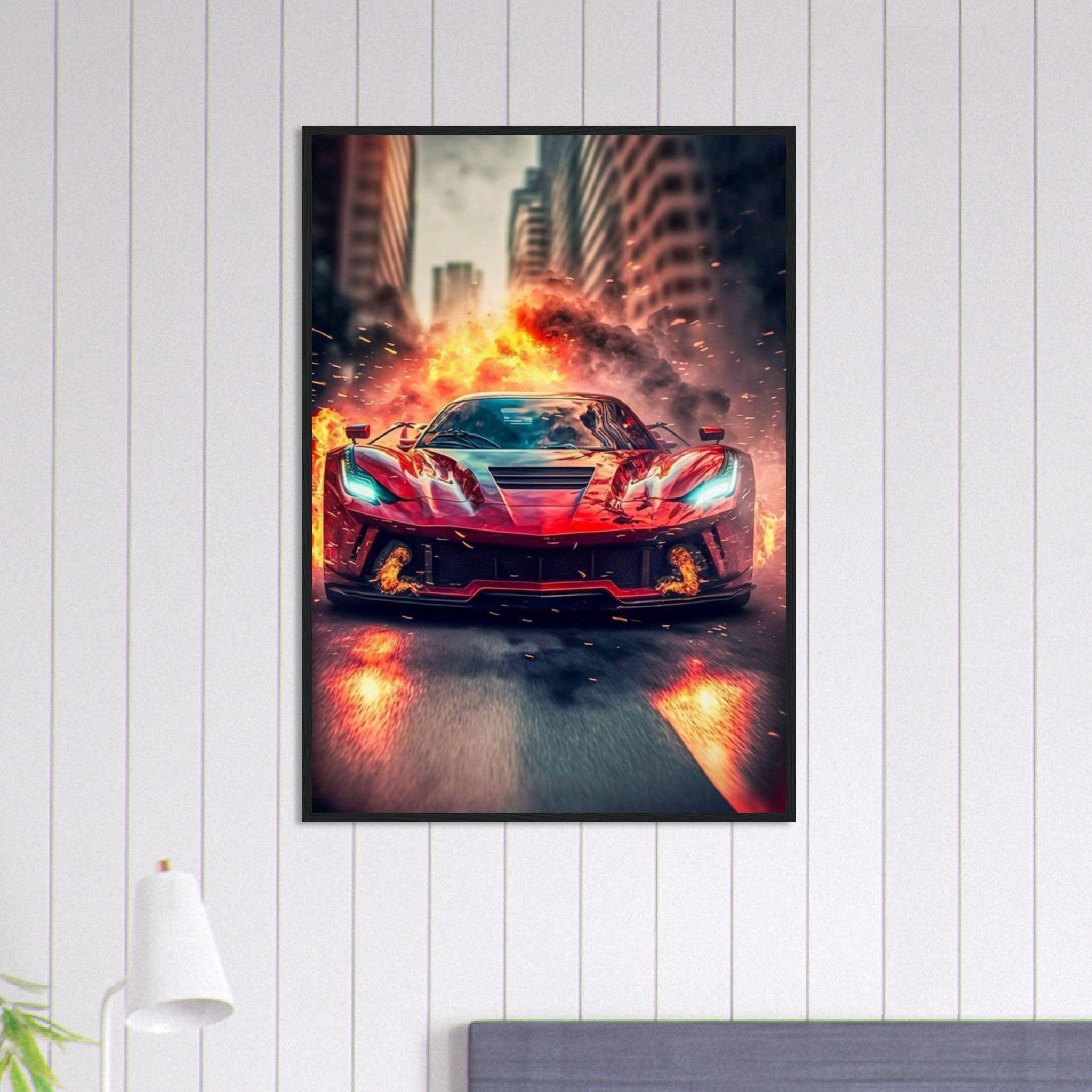 Canvanation Print Material 70x100 cm / 28x40″ Tableau Voiture Laferrari