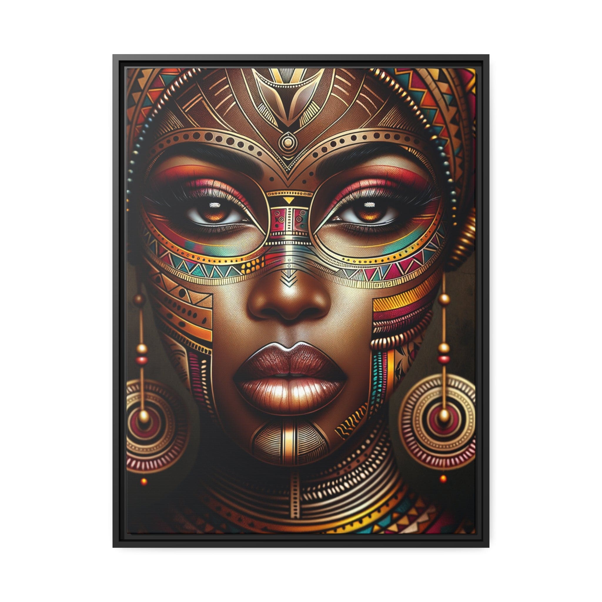 Printify Canvas 61.00 Cm" x 81.30 Cm" (Vertical) Tableau "La beauté et la force des femmes africaines"