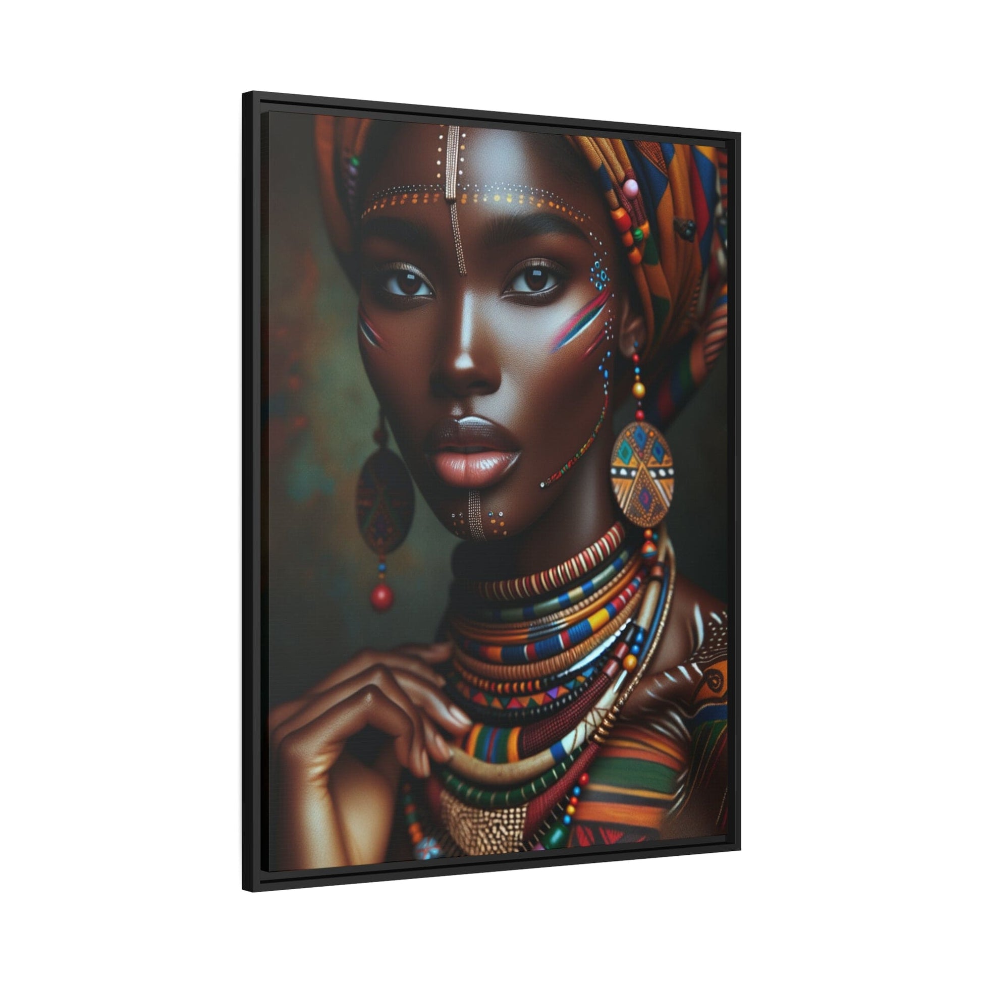 Tableau "La beauté et la grâce des femmes africaines capturées en un tableau magnifique" Canvanation