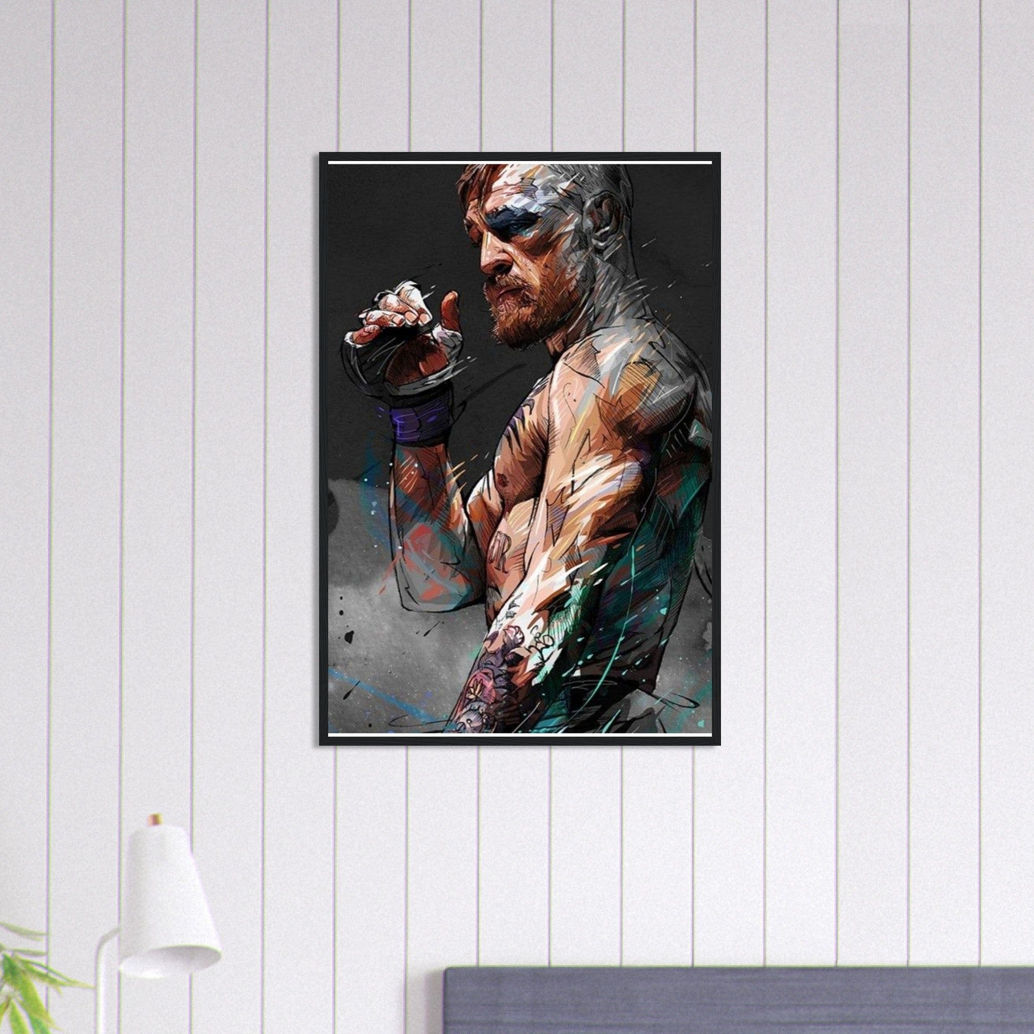 Canvanation Print Material 60x90 cm / 24x36″ Tableau Boxeur Mma