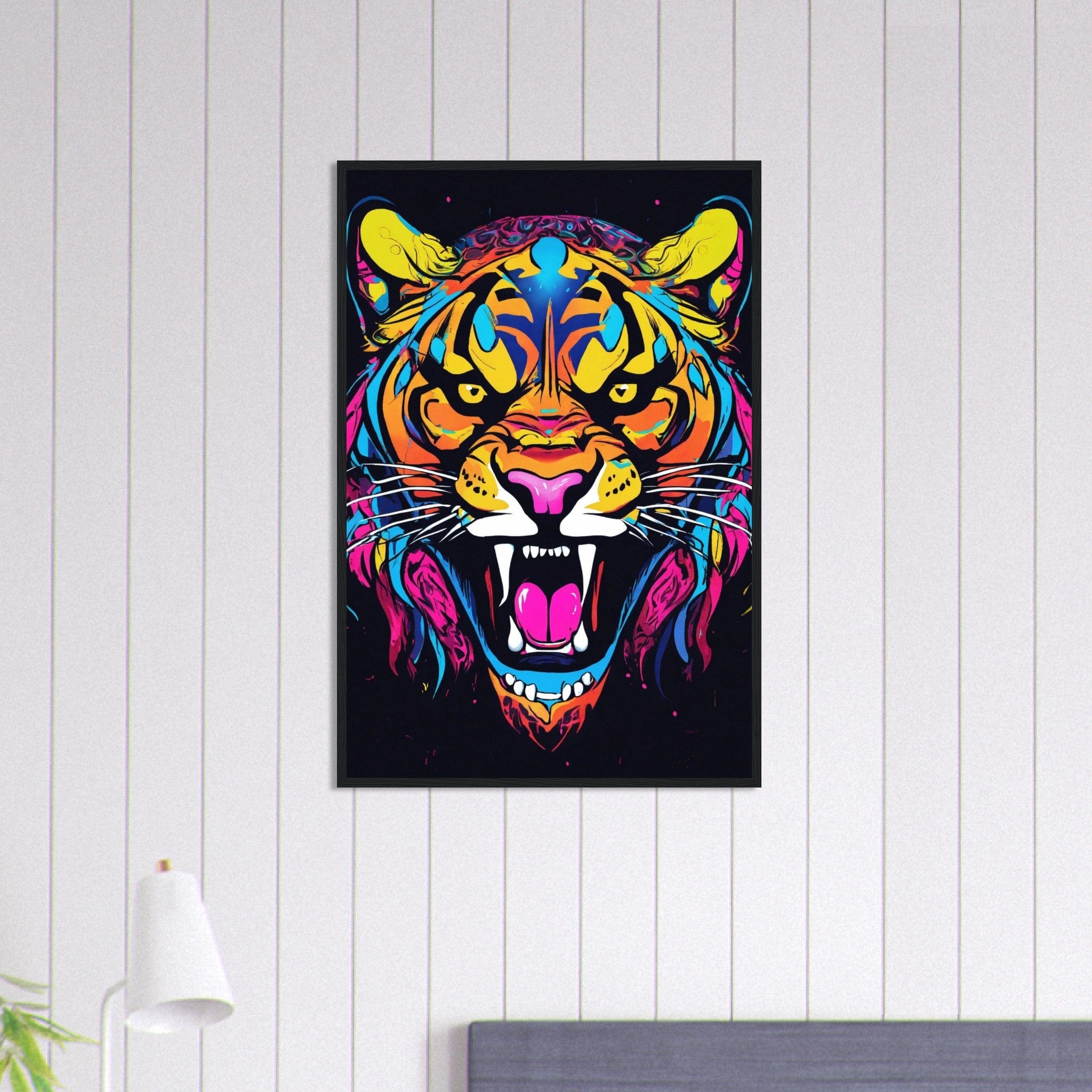 Canvanation Print Material 60x90 cm / 24x36″ Tableau Tigre Urbain