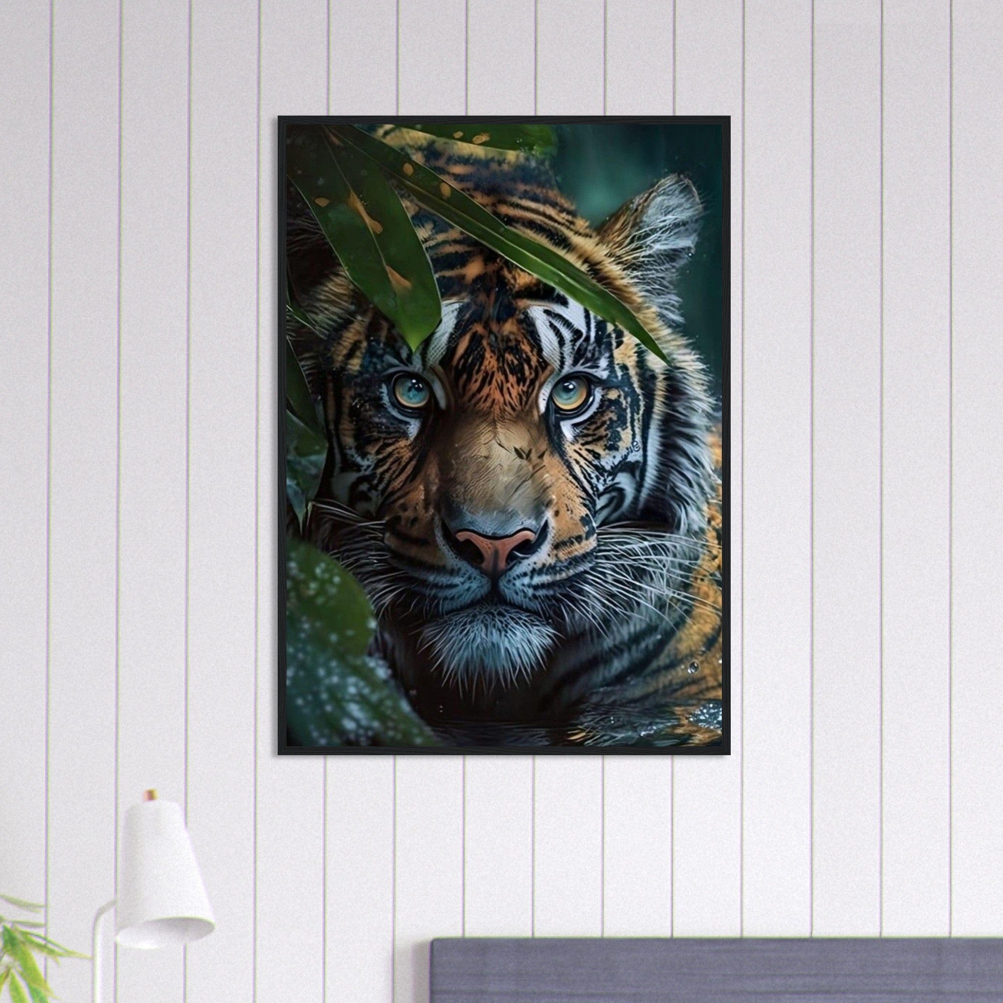 Canvanation Print Material 70x100 cm / 28x40″ Tableau Tigre dans la Jungle