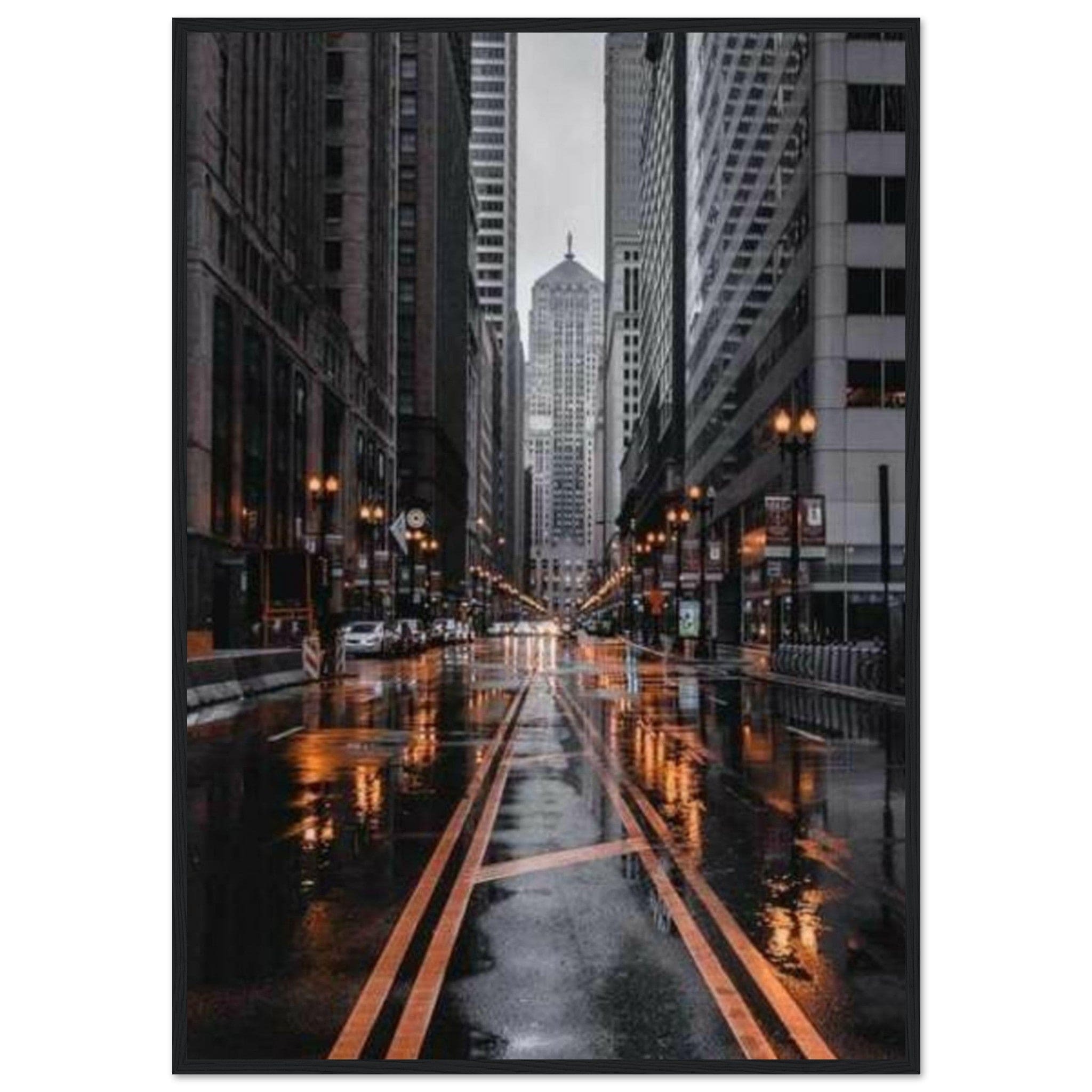 Gelato Print Material 70x100 cm / 28x40″ Tableau Ville New York Rue