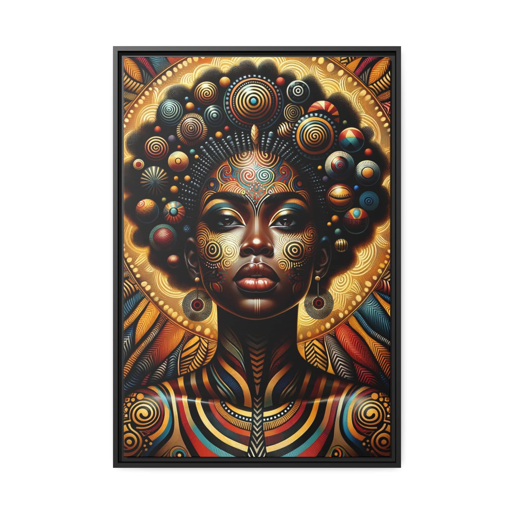 Printify Canvas 61.00 Cm″ x 91.40 Cm″ (Vertical) Tableau "La grâce et la puissance des femmes africaines"