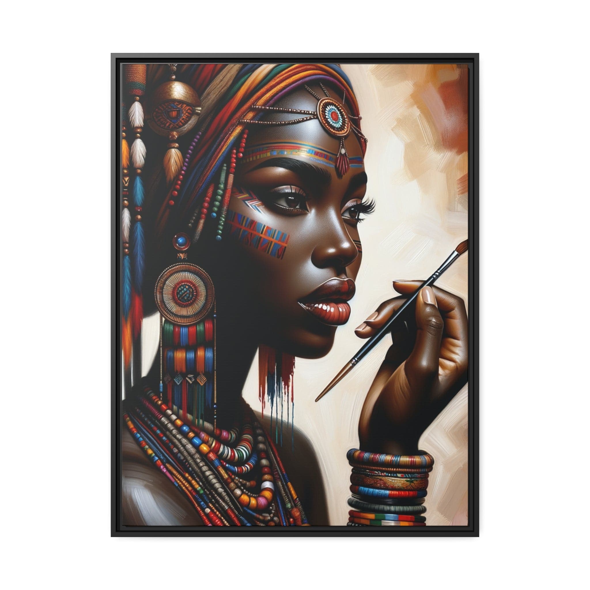 Printify Canvas 76.20 Cm" x 101.60 Cm" (Vertical) Tableau "La beauté et la puissance des femmes africaines"