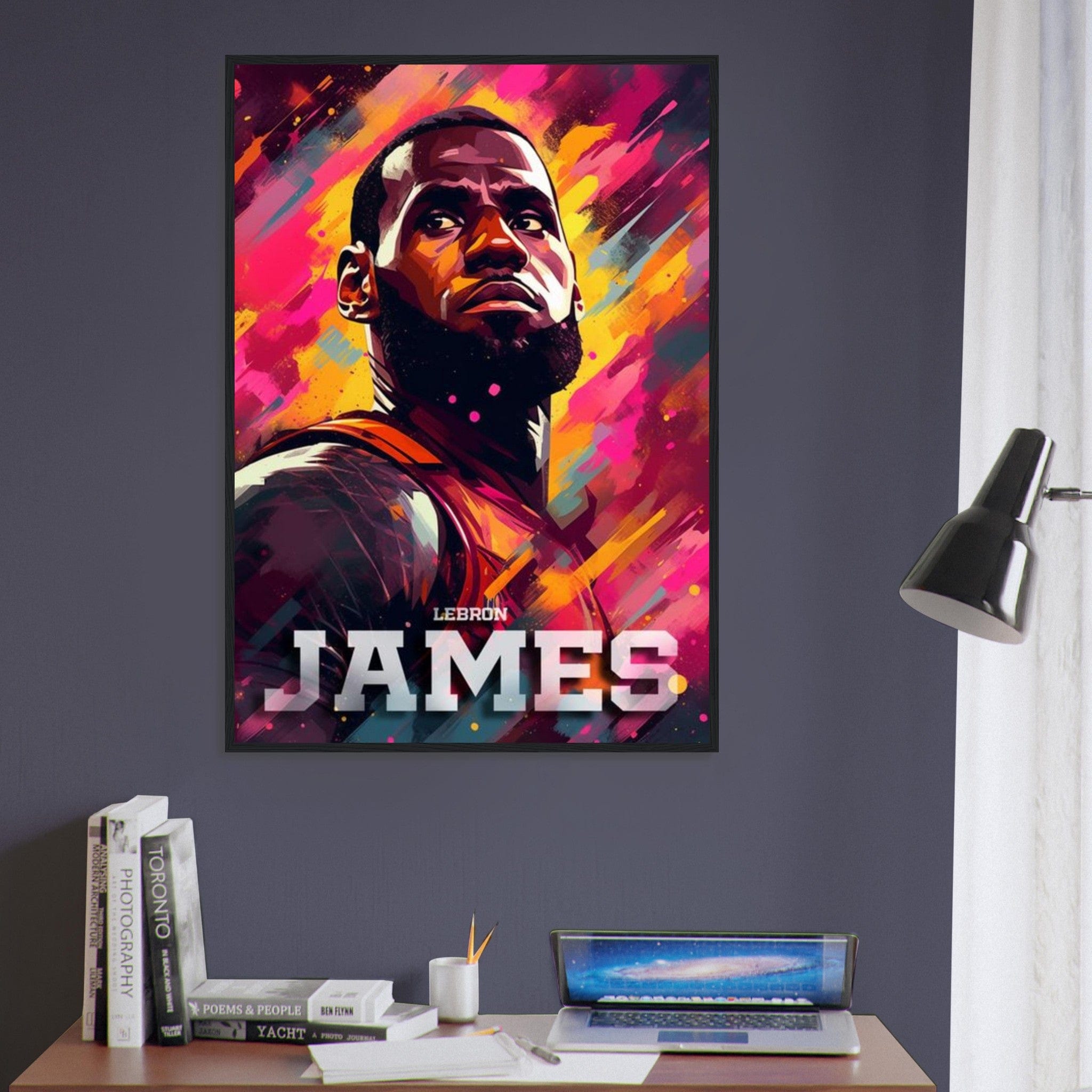 Tableau Basket Lebron James Dessin