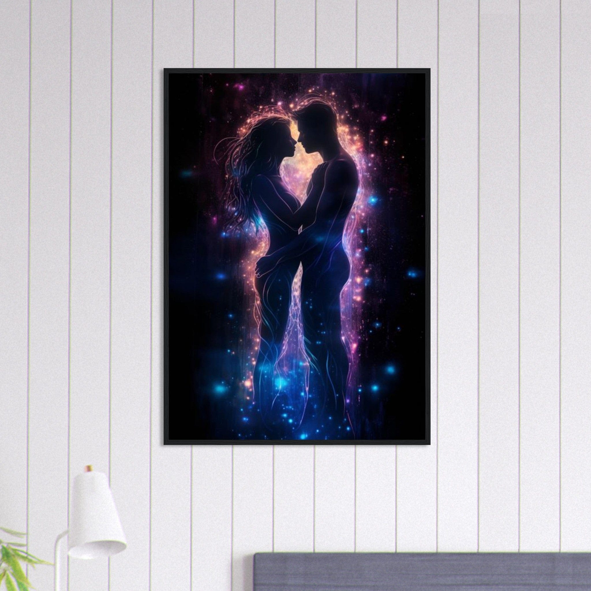 Canvanation Print Material 70x100 cm / 28x40″ Tableau Couple Amour Fusionnel