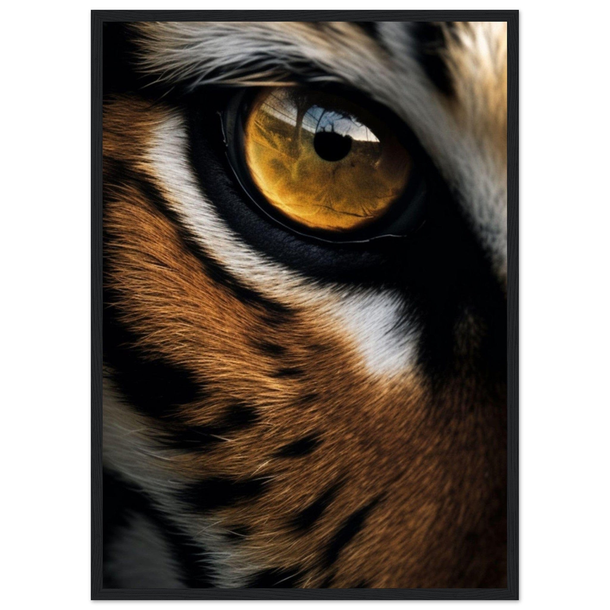 Canvanation Print Material 50x70 cm / 20x28″ Peinture Tigre Abstrait