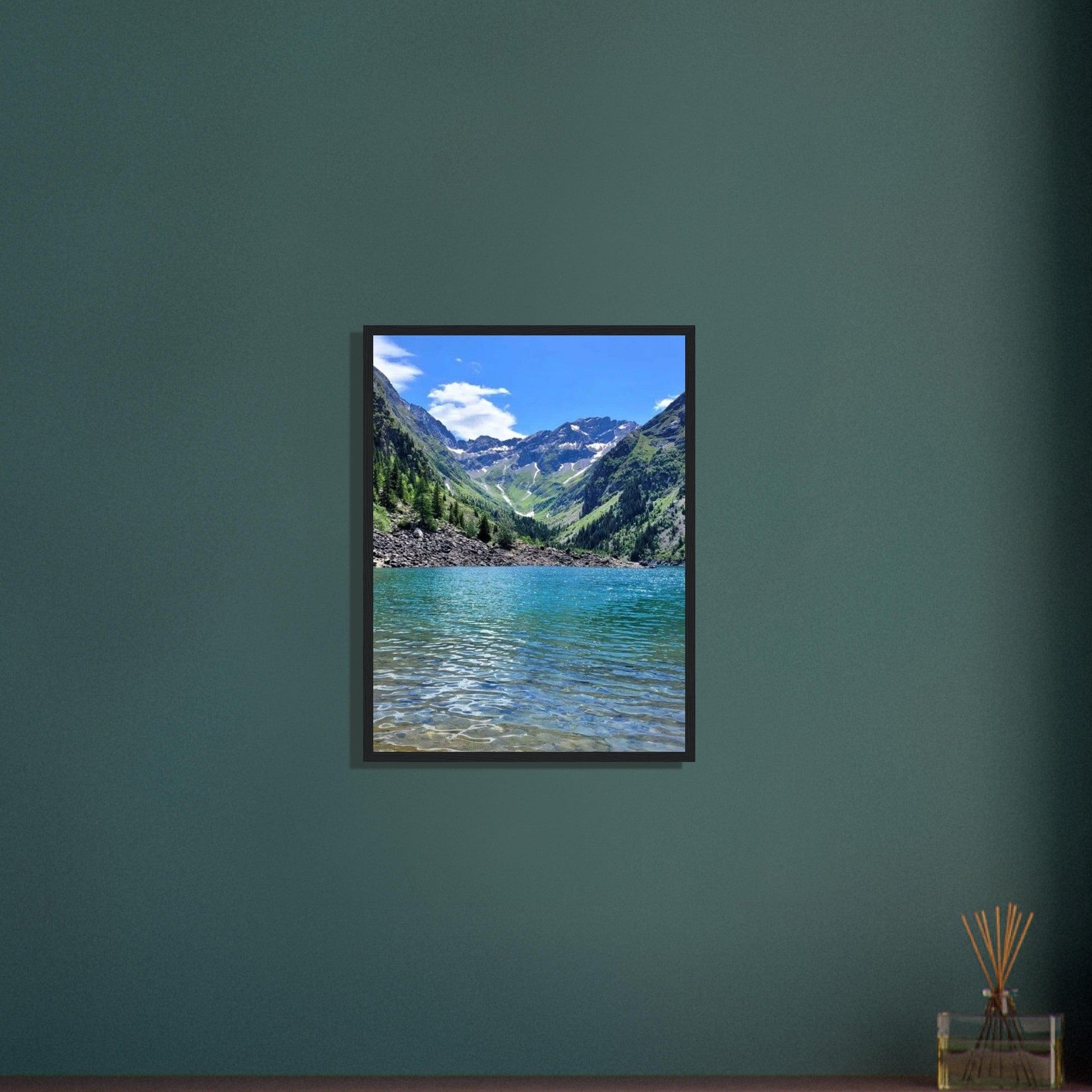 Tableau Montagne Lac Moderne Canvanation