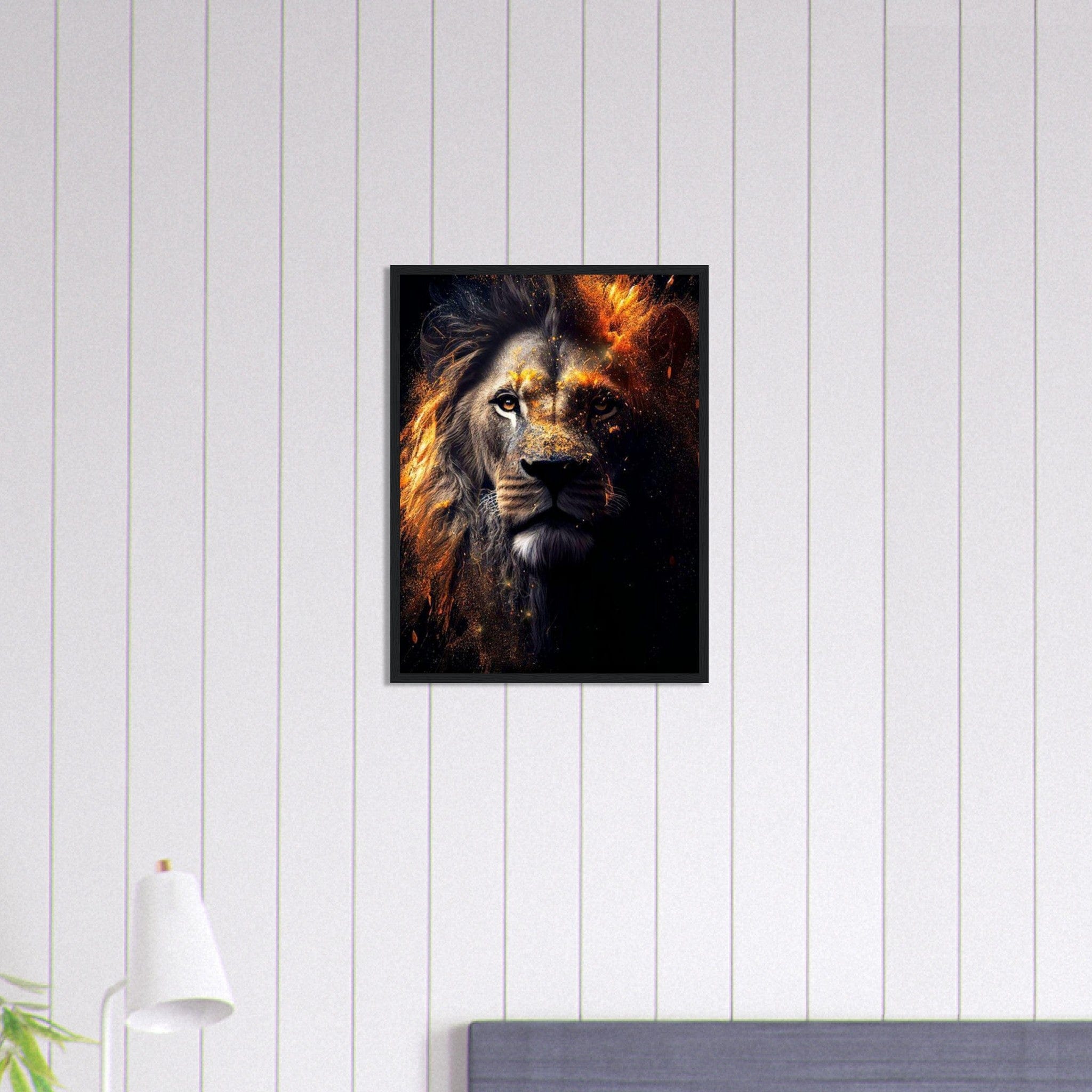 Canvanation Print Material 45x60 cm / 18x24″ Tableau Lion Coloré