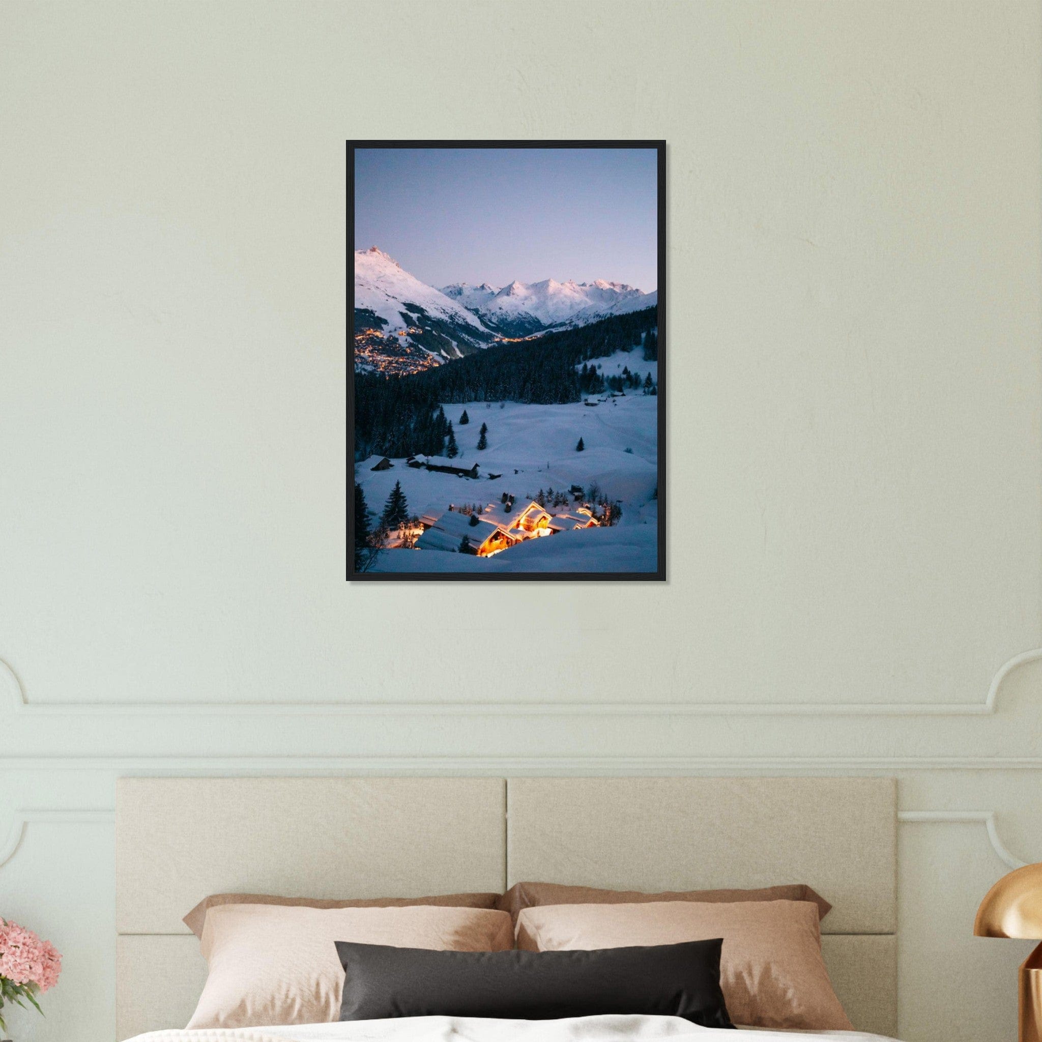 Canvanation Print Material 50x70 cm / 20x28″ Tableau Montagne En Relief