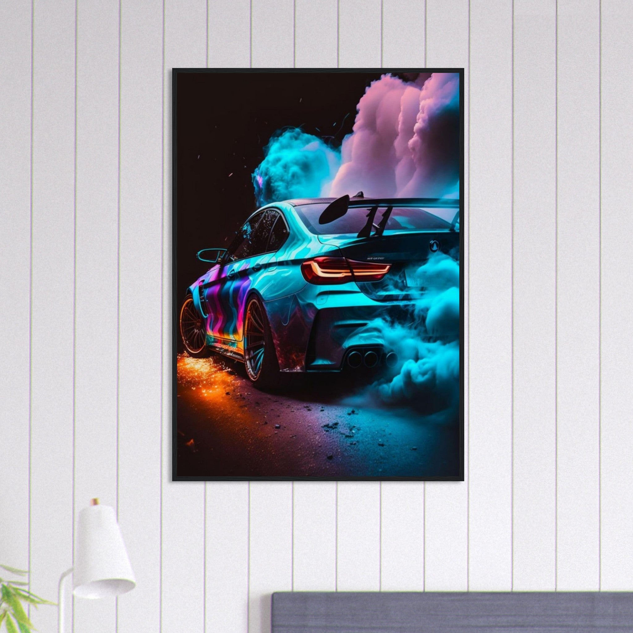 Canvanation Print Material 70x100 cm / 28x40″ Tableau Voiture Bmw Sport