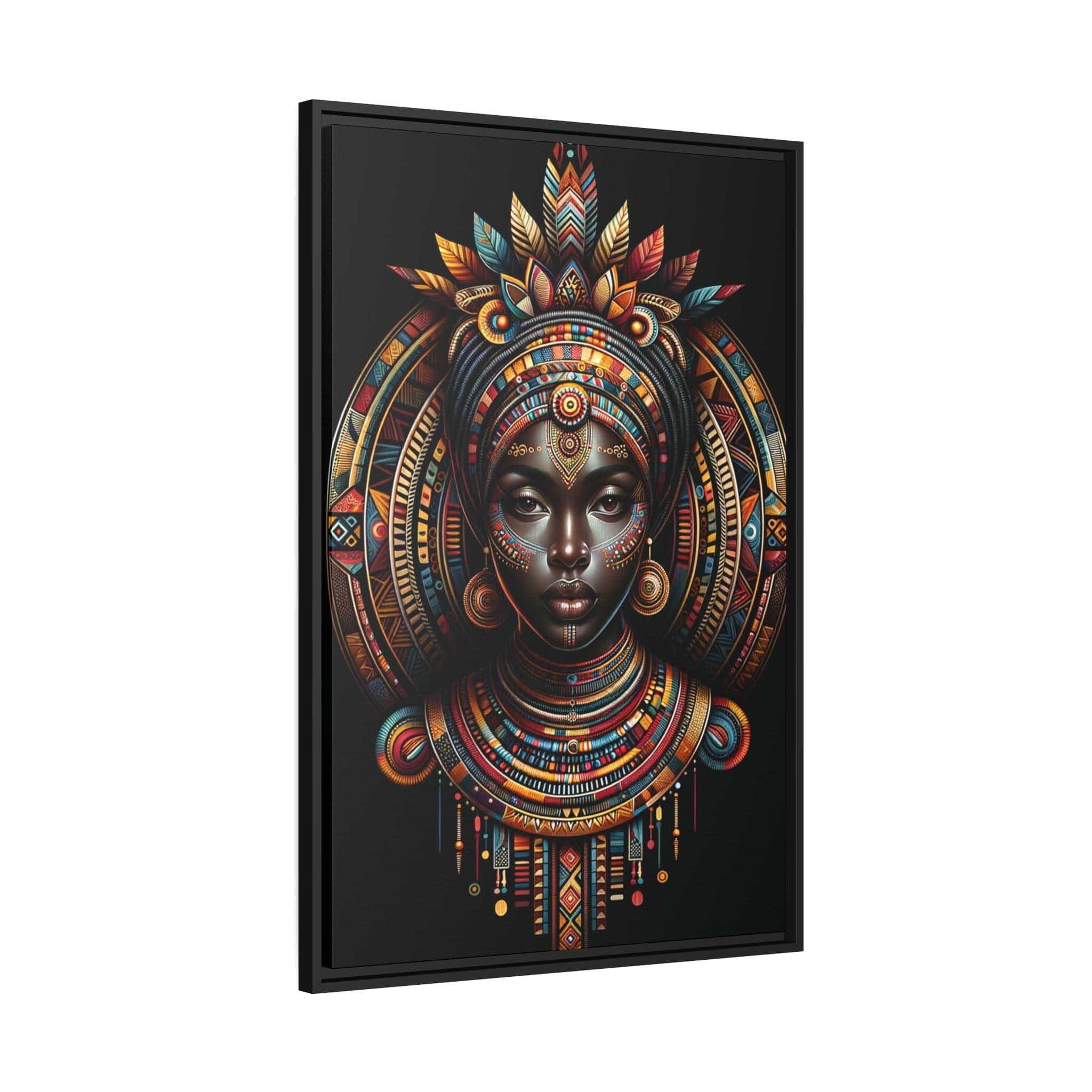 Printify Canvas Tableau "Élégance africaine: la force et la beauté des femmes"