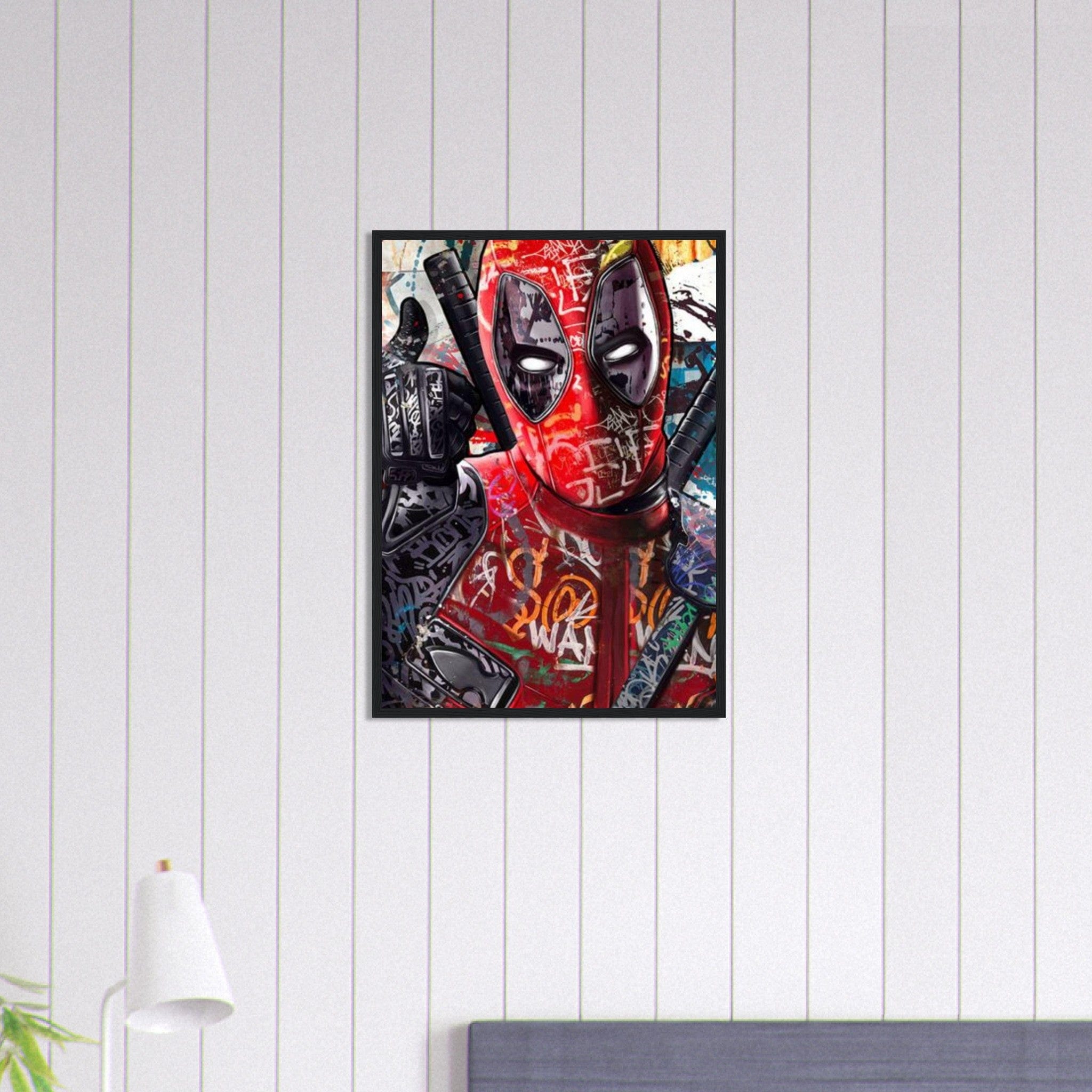 Canvanation Print Material 50x70 cm / 20x28″ Tableau Street Art Super Hero