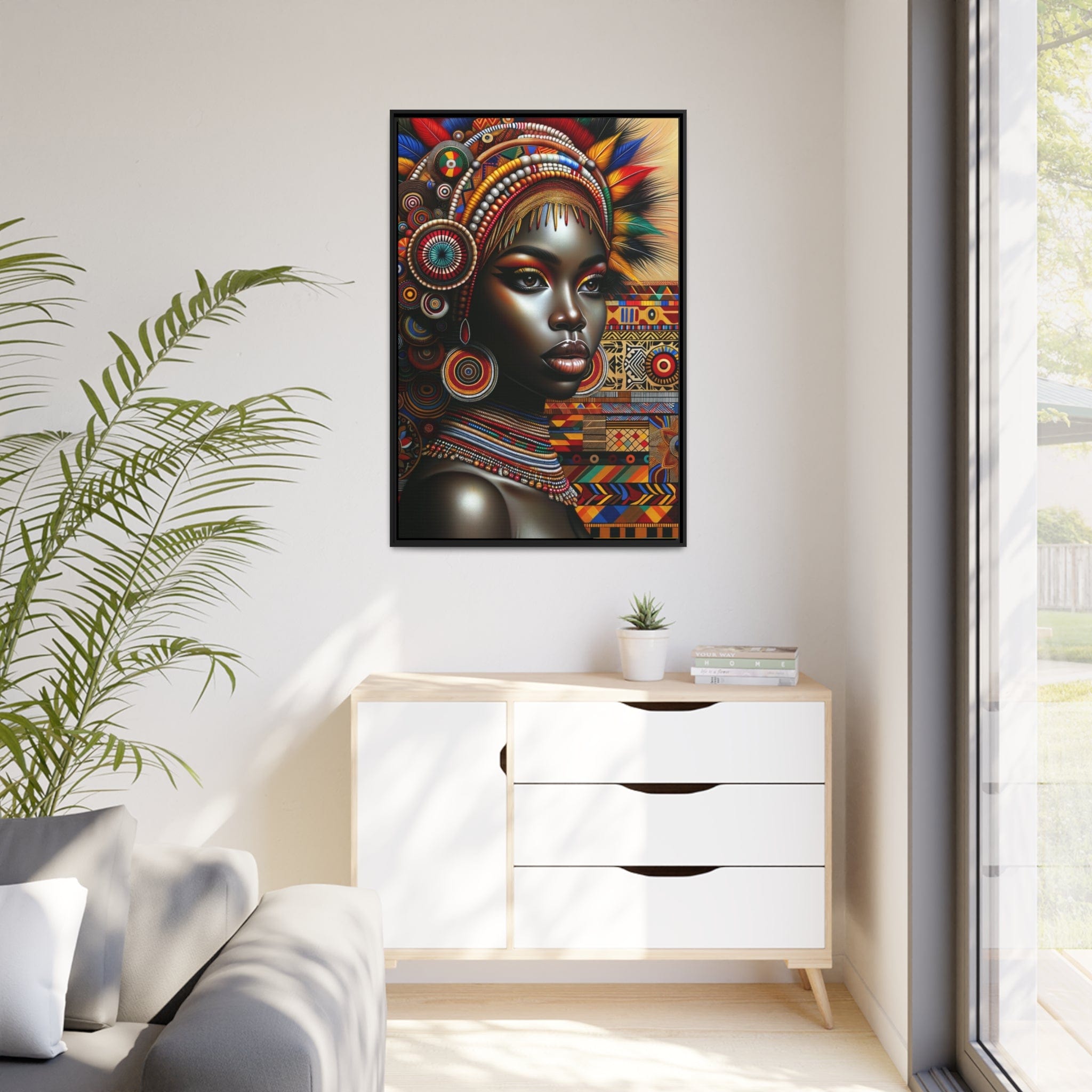 Printify Canvas Tableau "La Beauté et la Puissance des Femmes Africaines"