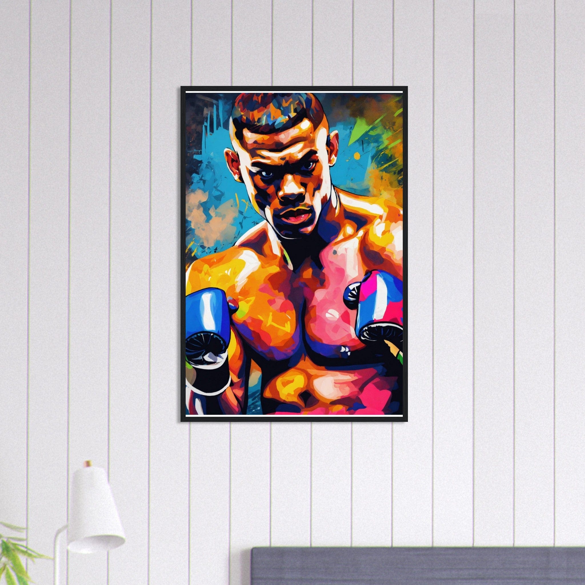 Canvanation Print Material 60x90 cm / 24x36″ Tableau Boxe Coloré