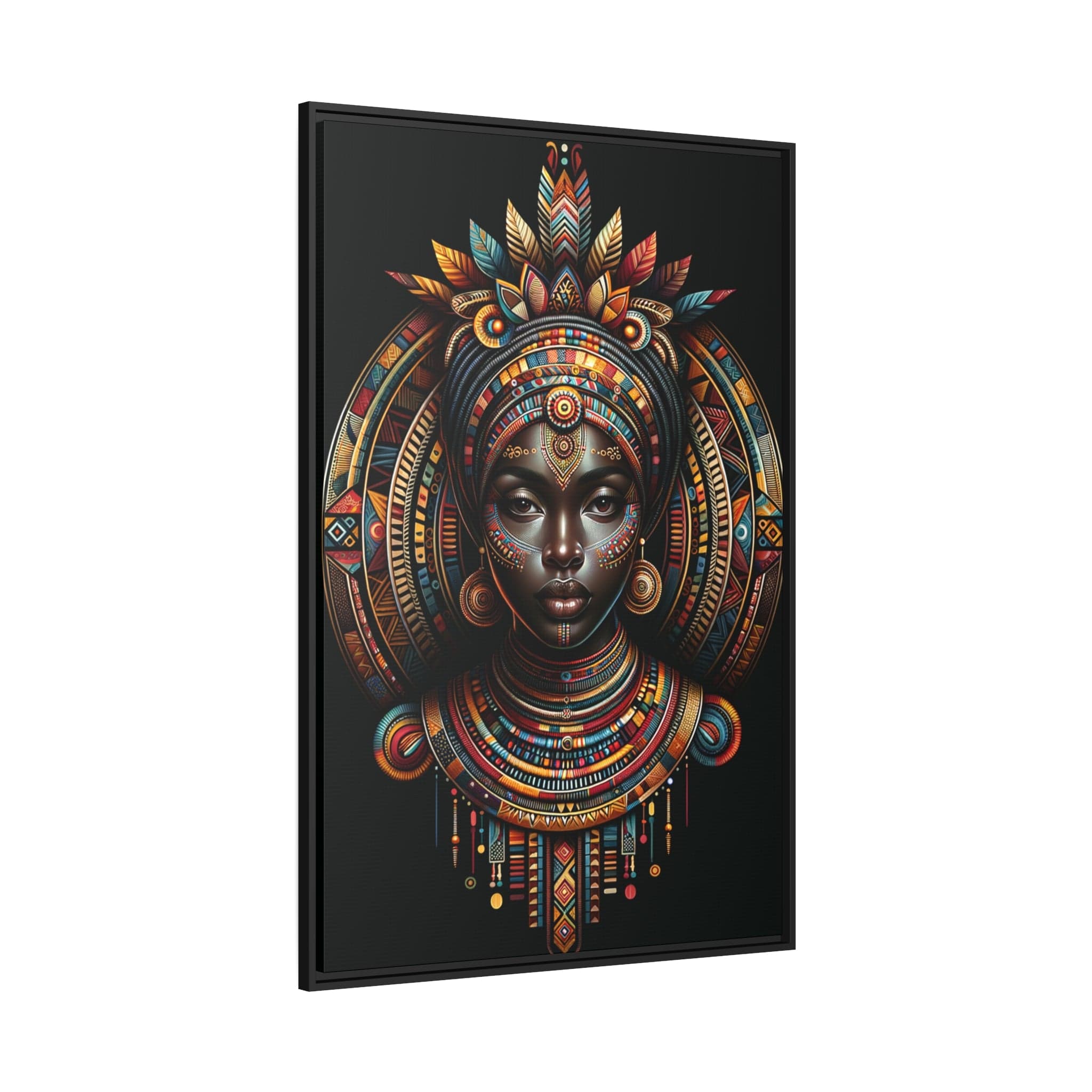 Printify Canvas Tableau "Élégance africaine: la force et la beauté des femmes"