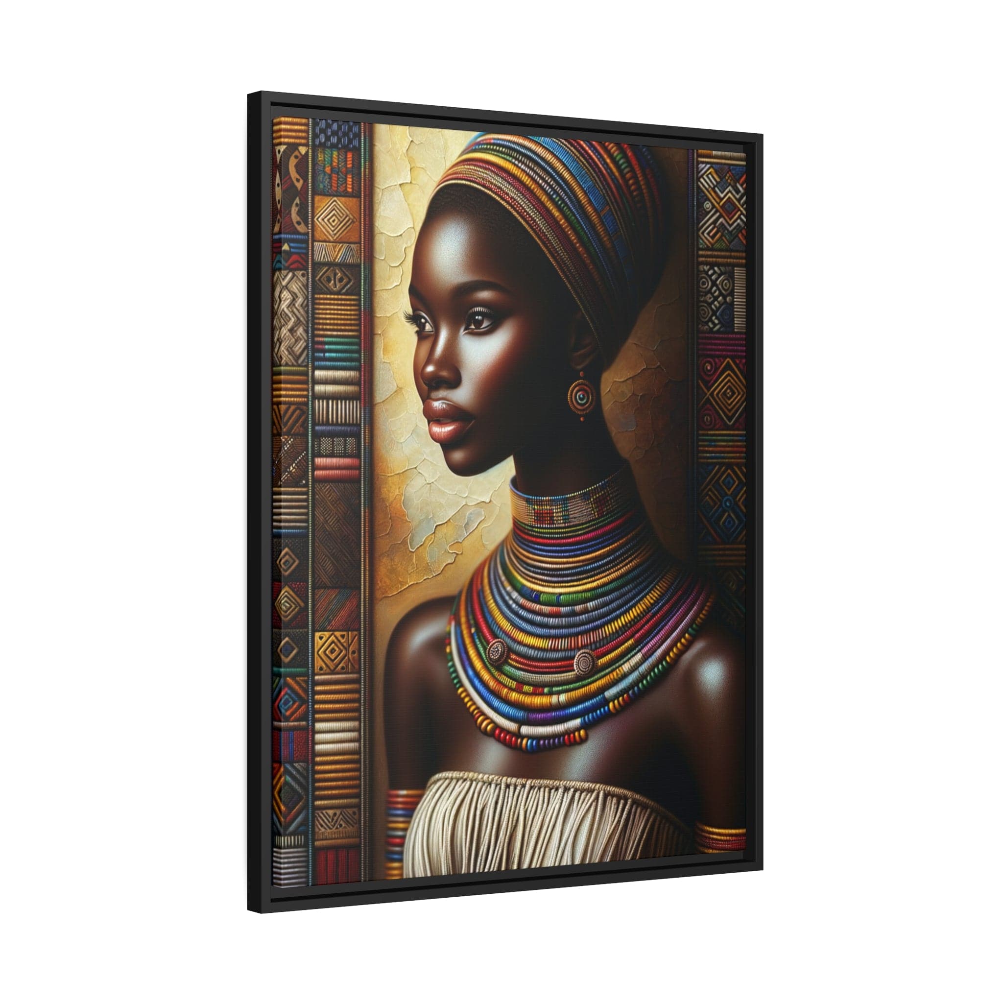 Printify Canvas Tableau "La beauté et la puissance des femmes africaines"