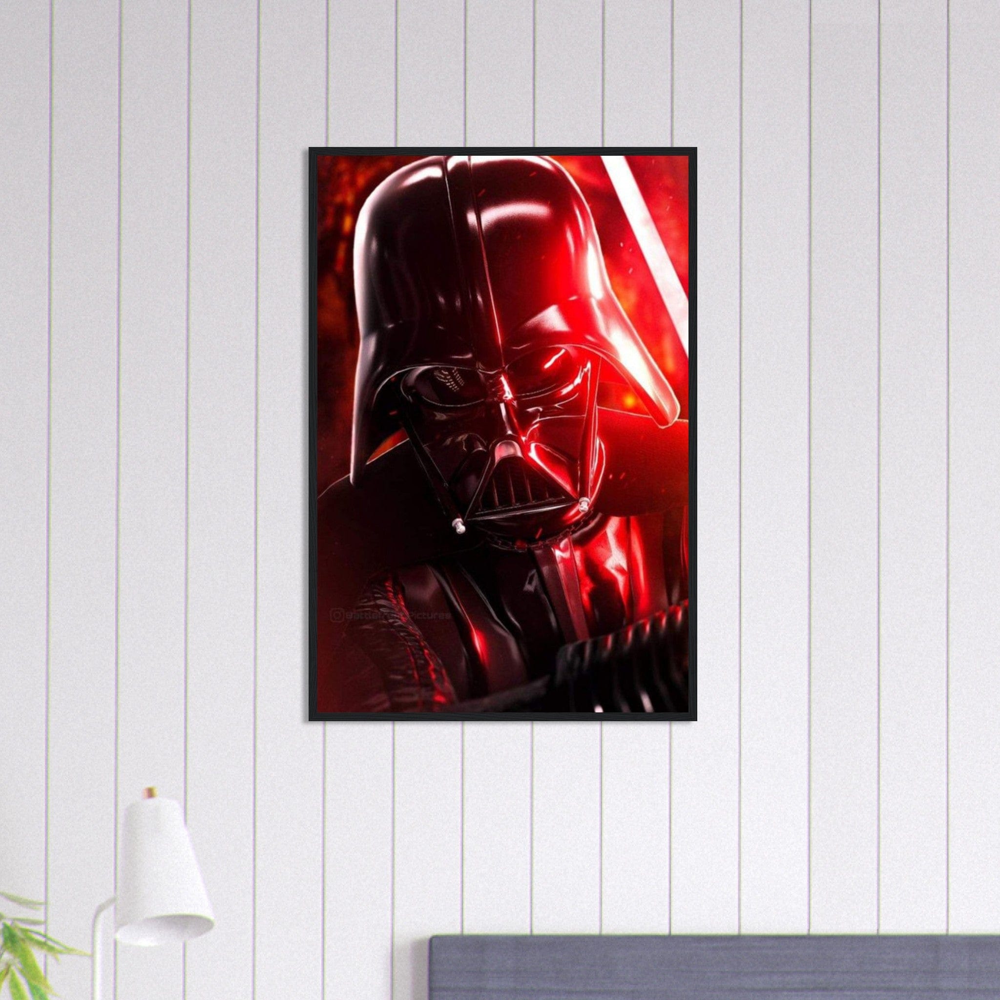 Canvanation Print Material 60x90 cm / 24x36″ Tableau Star Wars Dark Vador Rouge