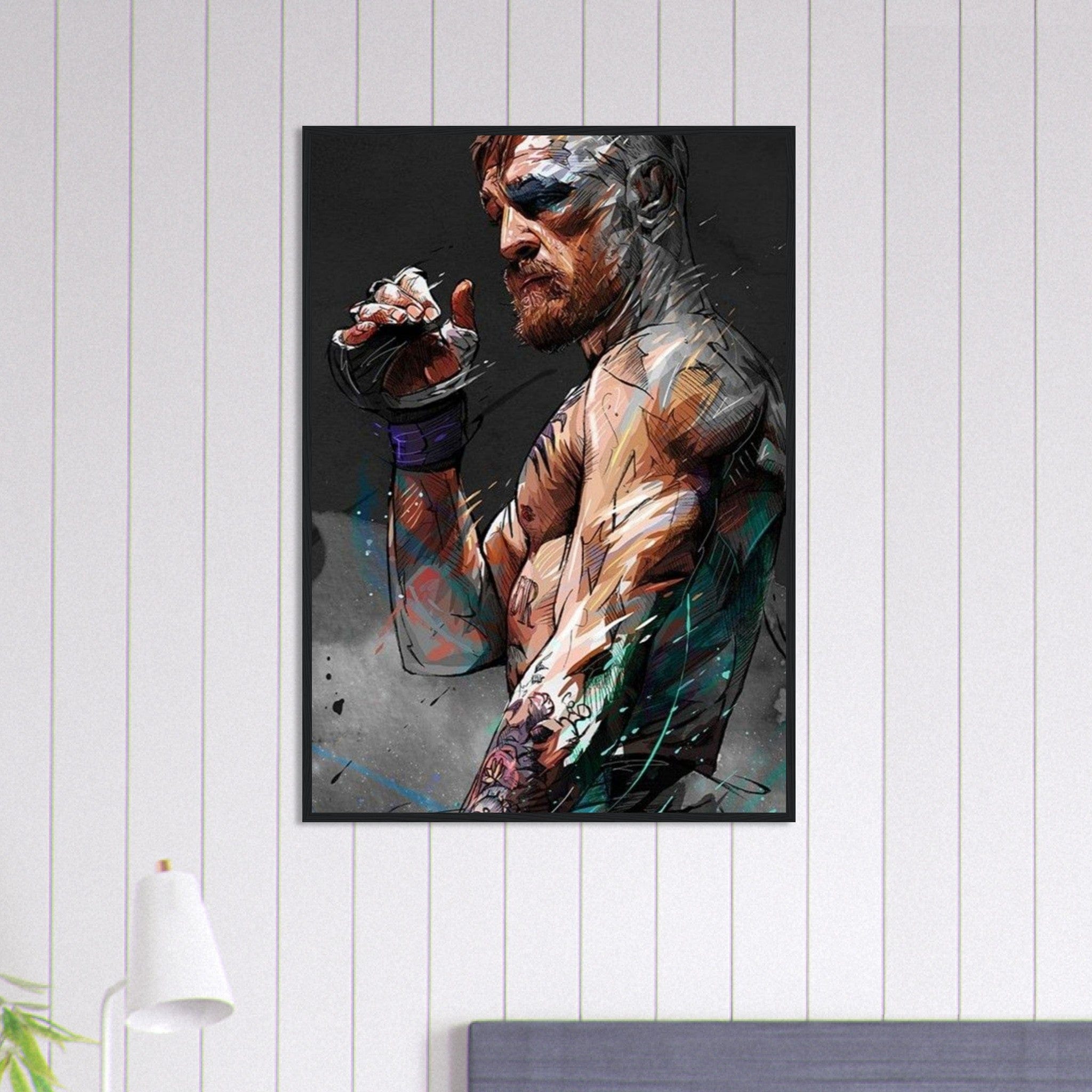 Canvanation Print Material 70x100 cm / 28x40″ Tableau Boxeur Mma