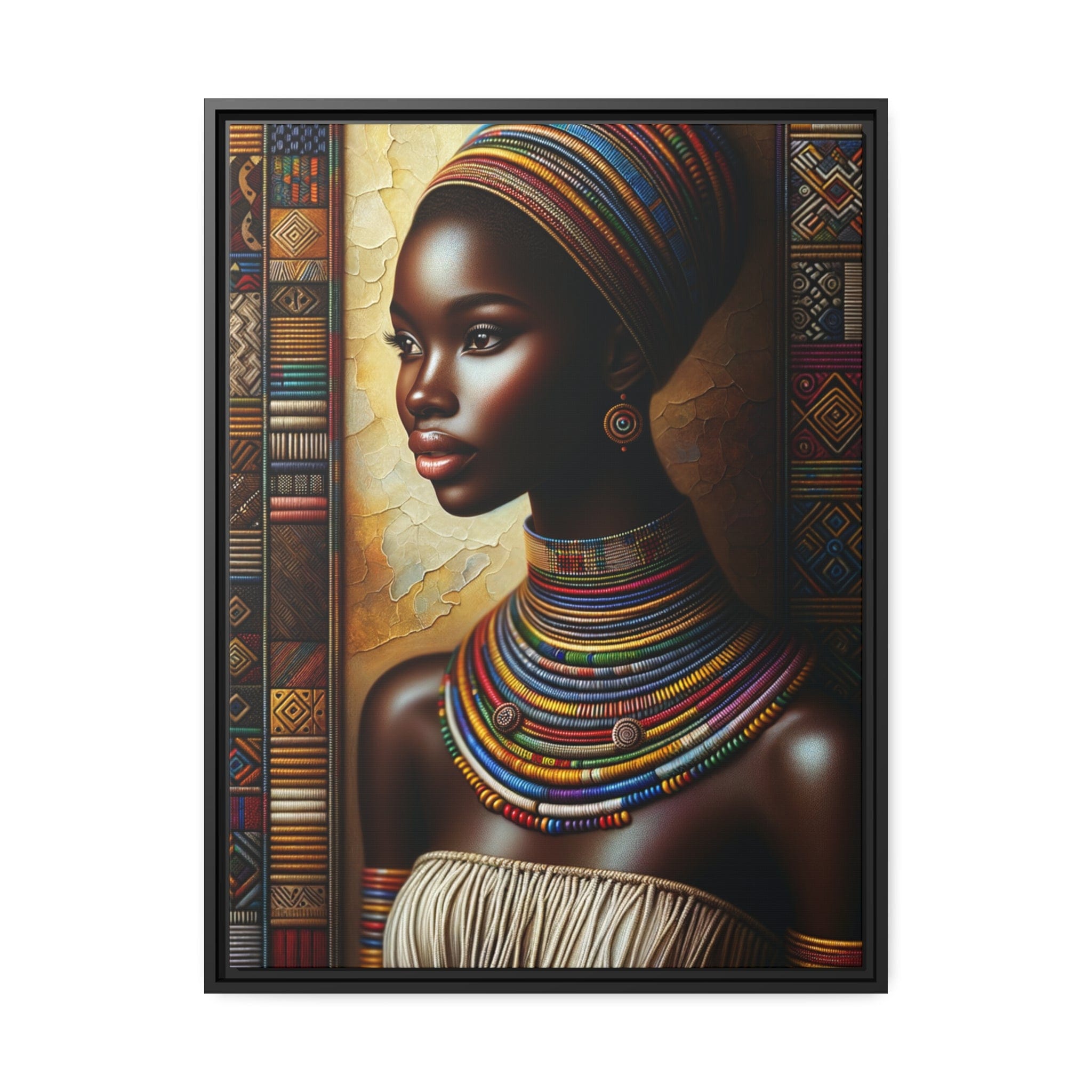 Printify Canvas 61.00 Cm" x 81.30 Cm" (Vertical) Tableau "La beauté et la puissance des femmes africaines"