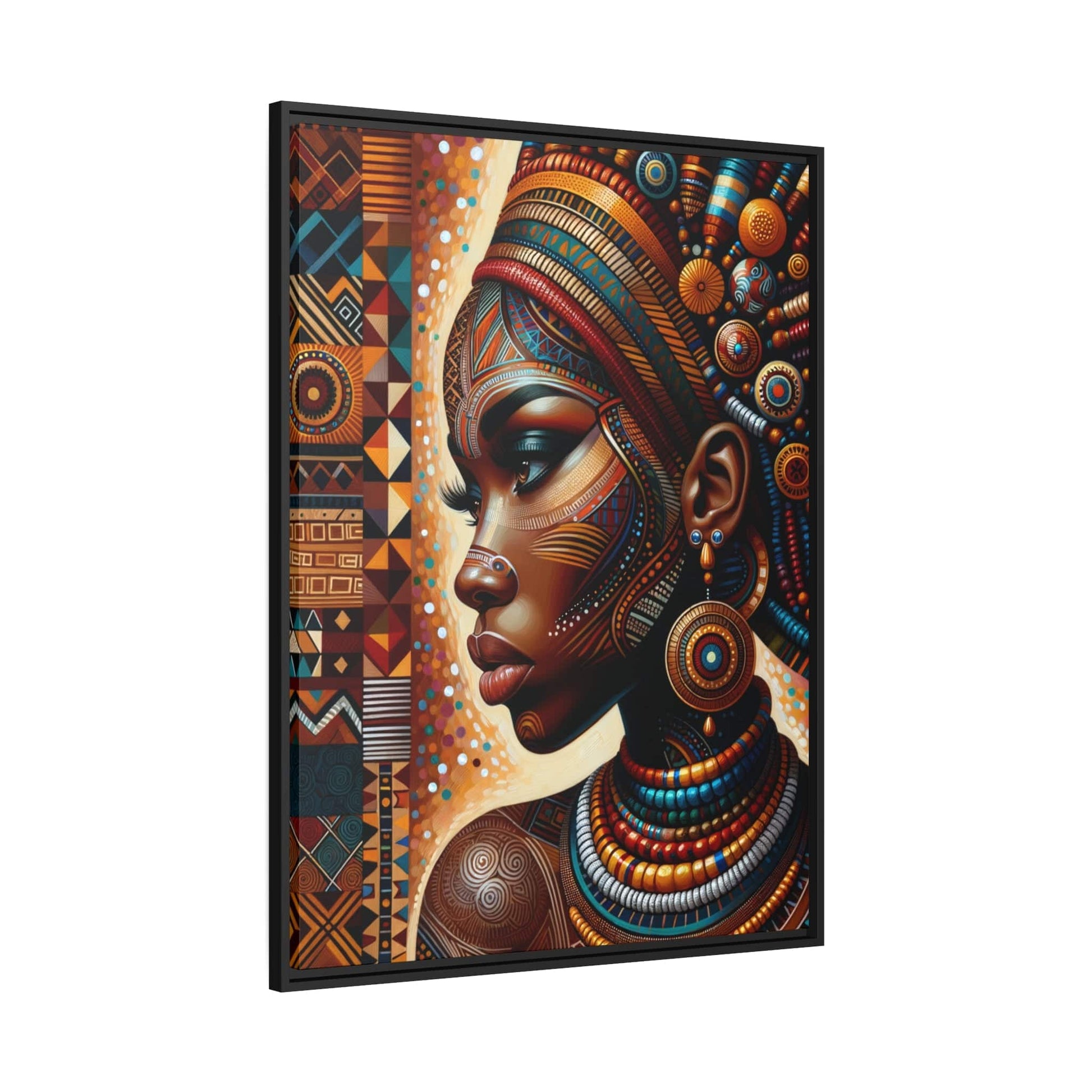 Tableau "Enchantresses africaines : célébration de la beauté et de la puissance féminine" Canvanation