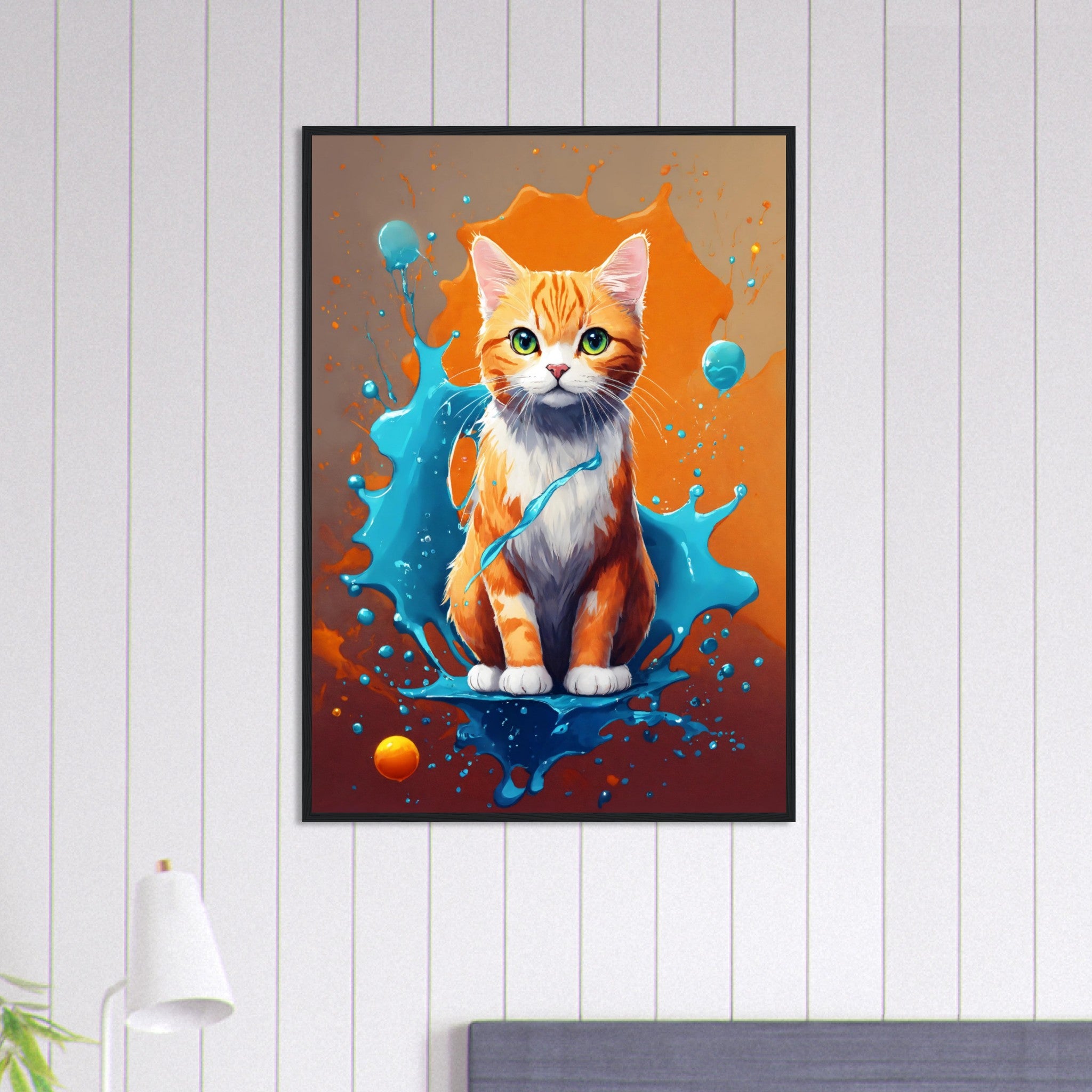 Canvanation Print Material 70x100 cm / 28x40″ Tableau Chat Murmure Du Minou