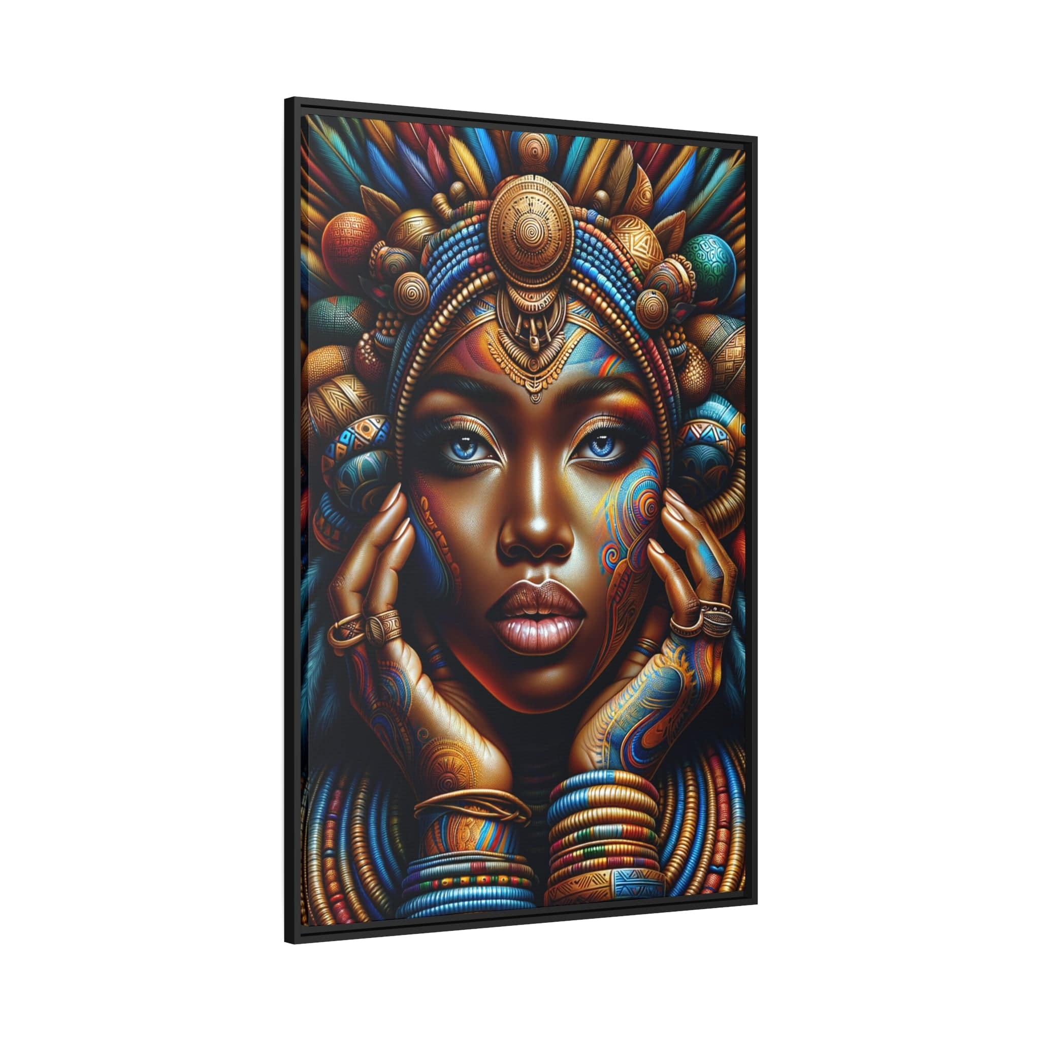 Printify Canvas Tableau "La beauté et la force des femmes africaines révélées à travers la peinture"