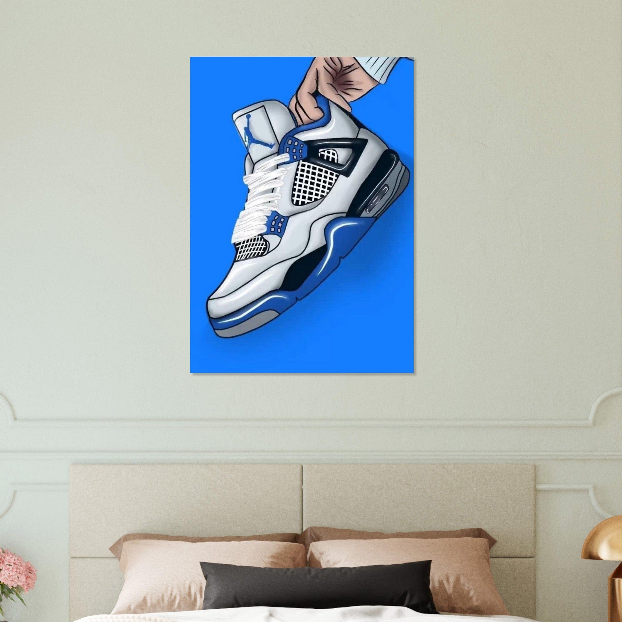 Gelato Print Material Poster Sneaker Jordan Bleu