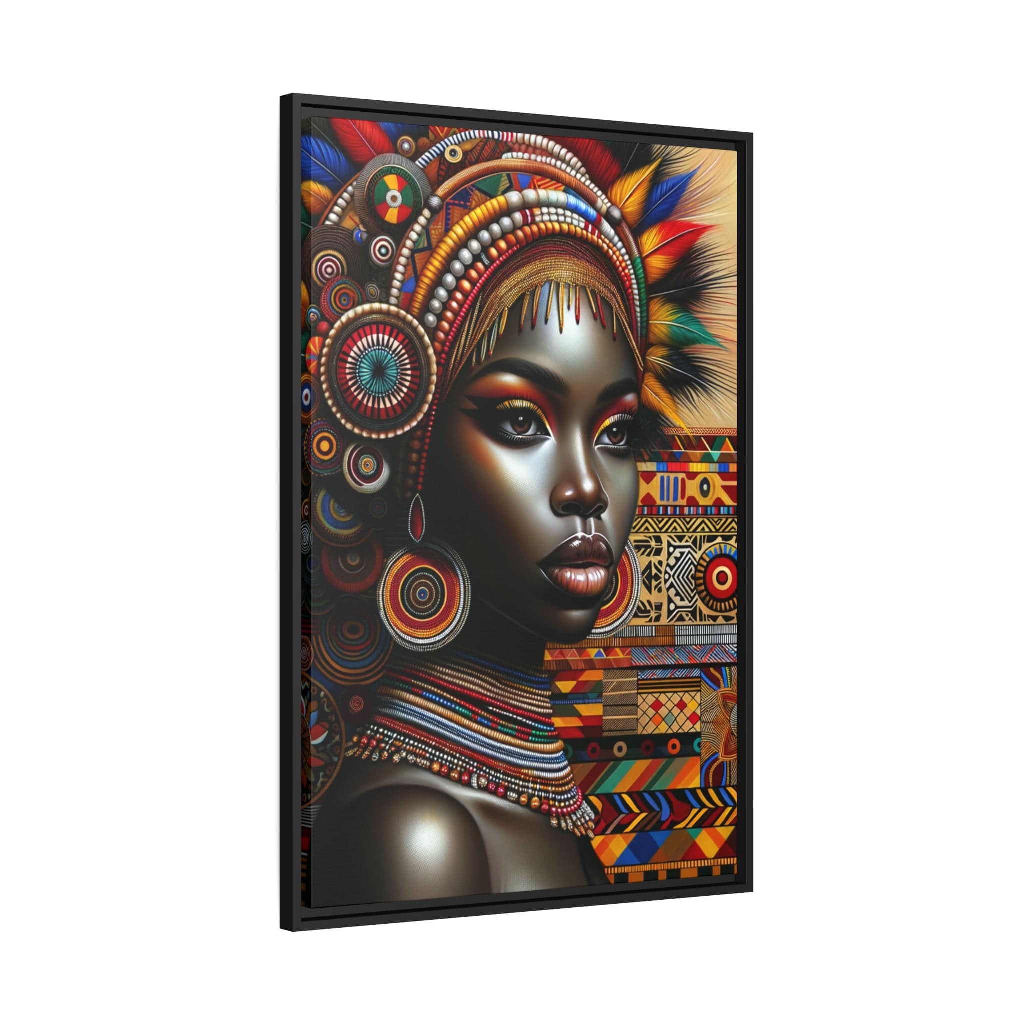 Tableau "La Beauté et la Puissance des Femmes Africaines" Canvanation