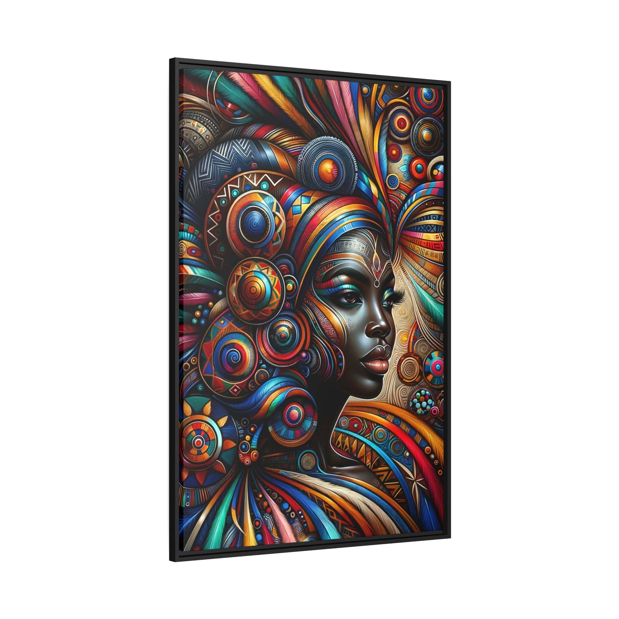 Printify Canvas Tableau "La force et la beauté de la femme africaine dans l'art"