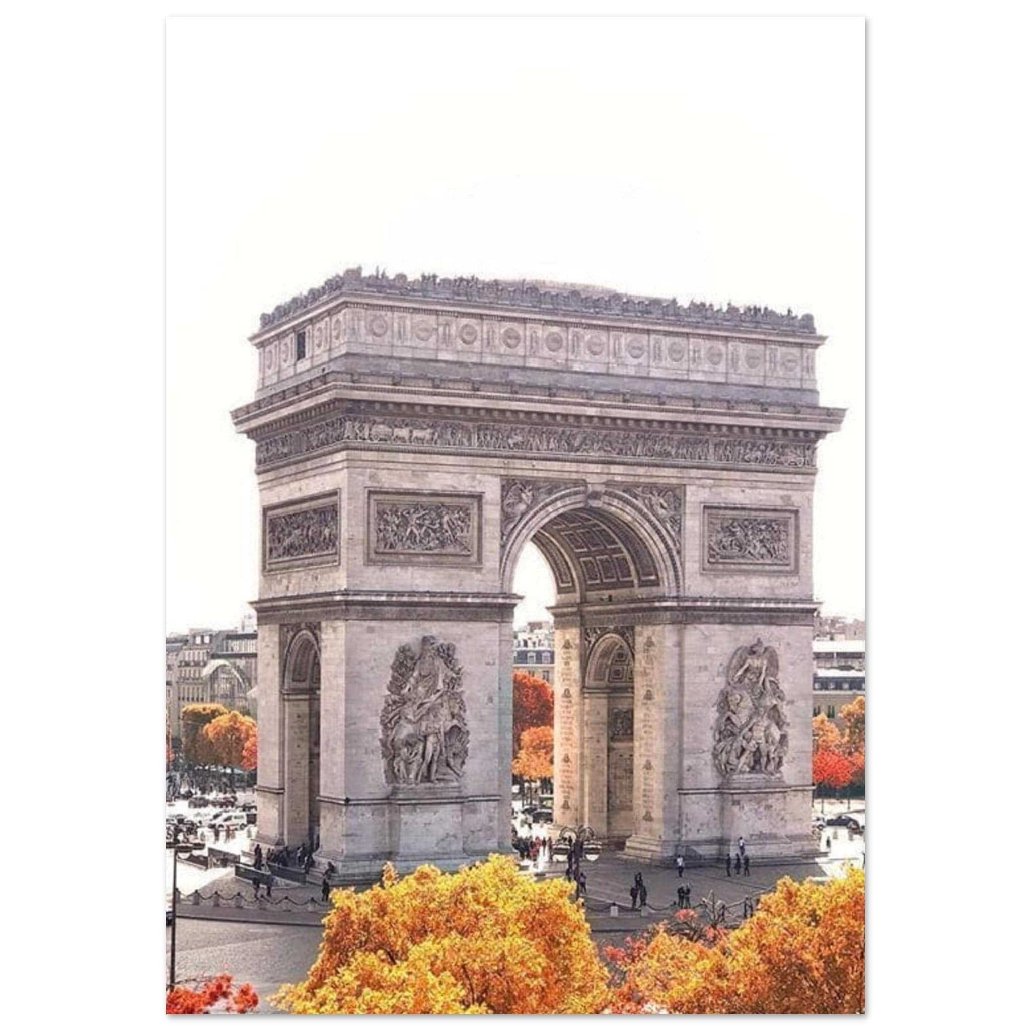 Canvanation Print Material 70x100 cm / 28x40″ Tableau Arc de Triomphe