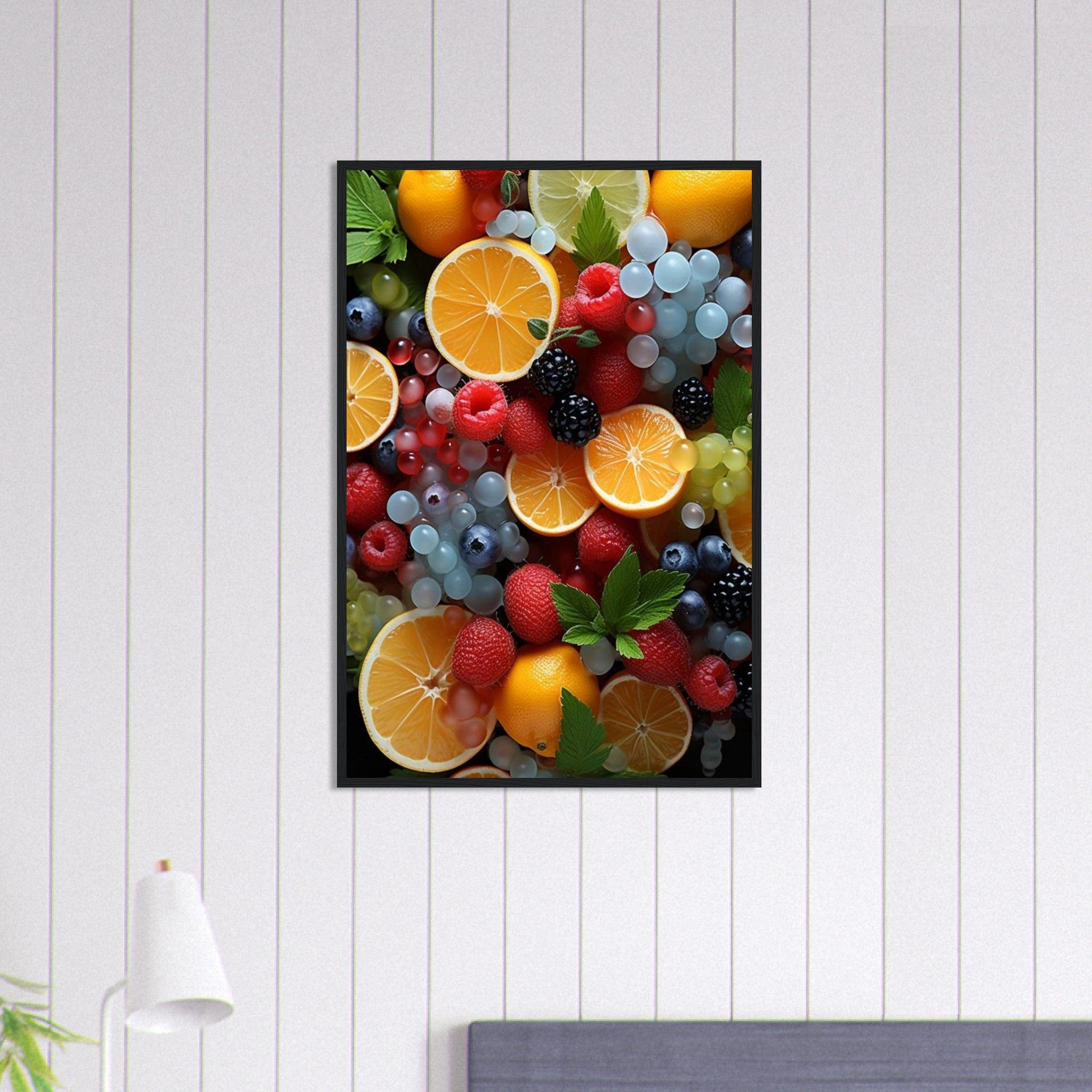 Canvanation Print Material 60x90 cm / 24x36″ Tableau Cuisine Panier De Fruit