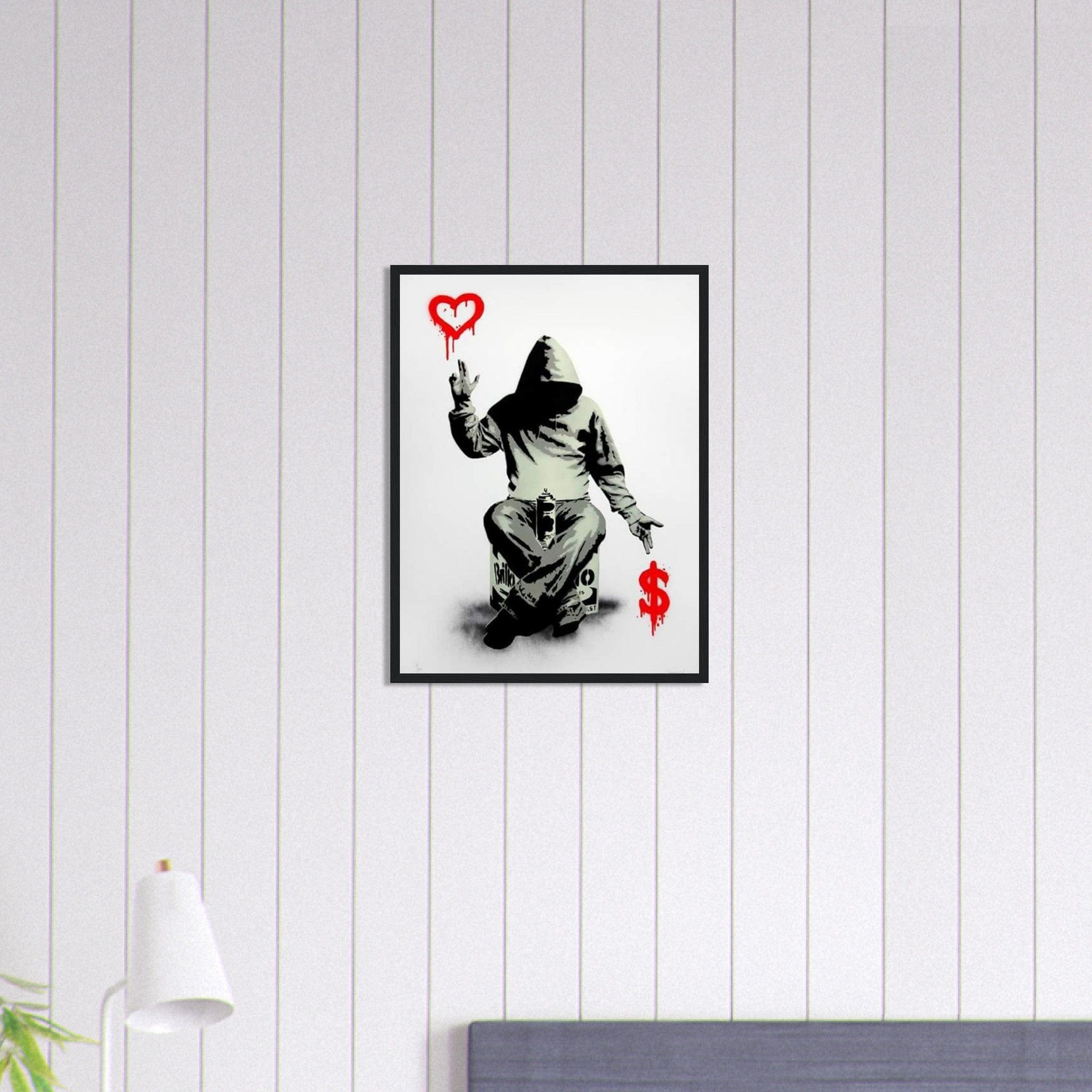 Canvanation Print Material 45x60 cm / 18x24″ Tableau Street Art Banksy