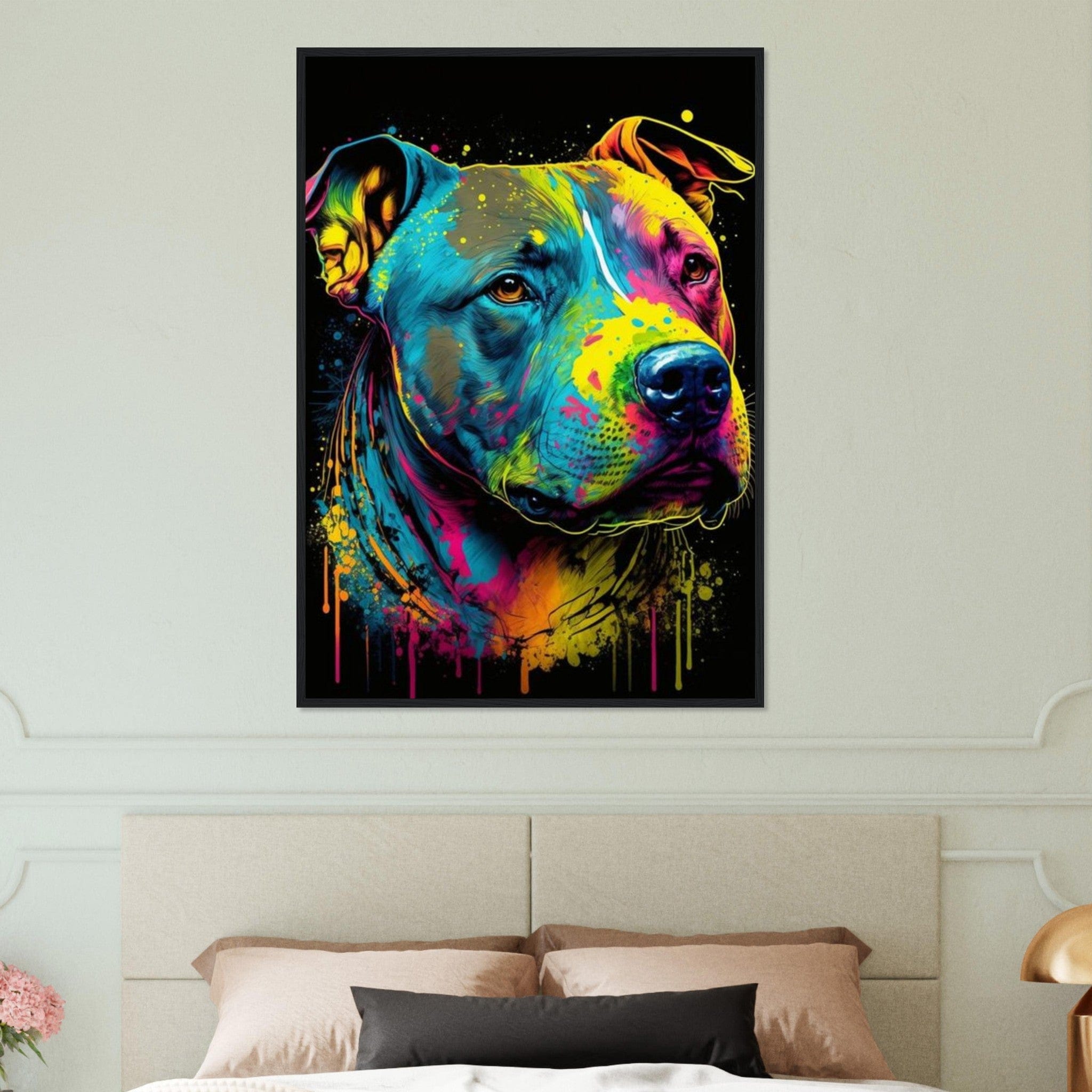 Canvanation Print Material Tableau Chien - Regard tendre