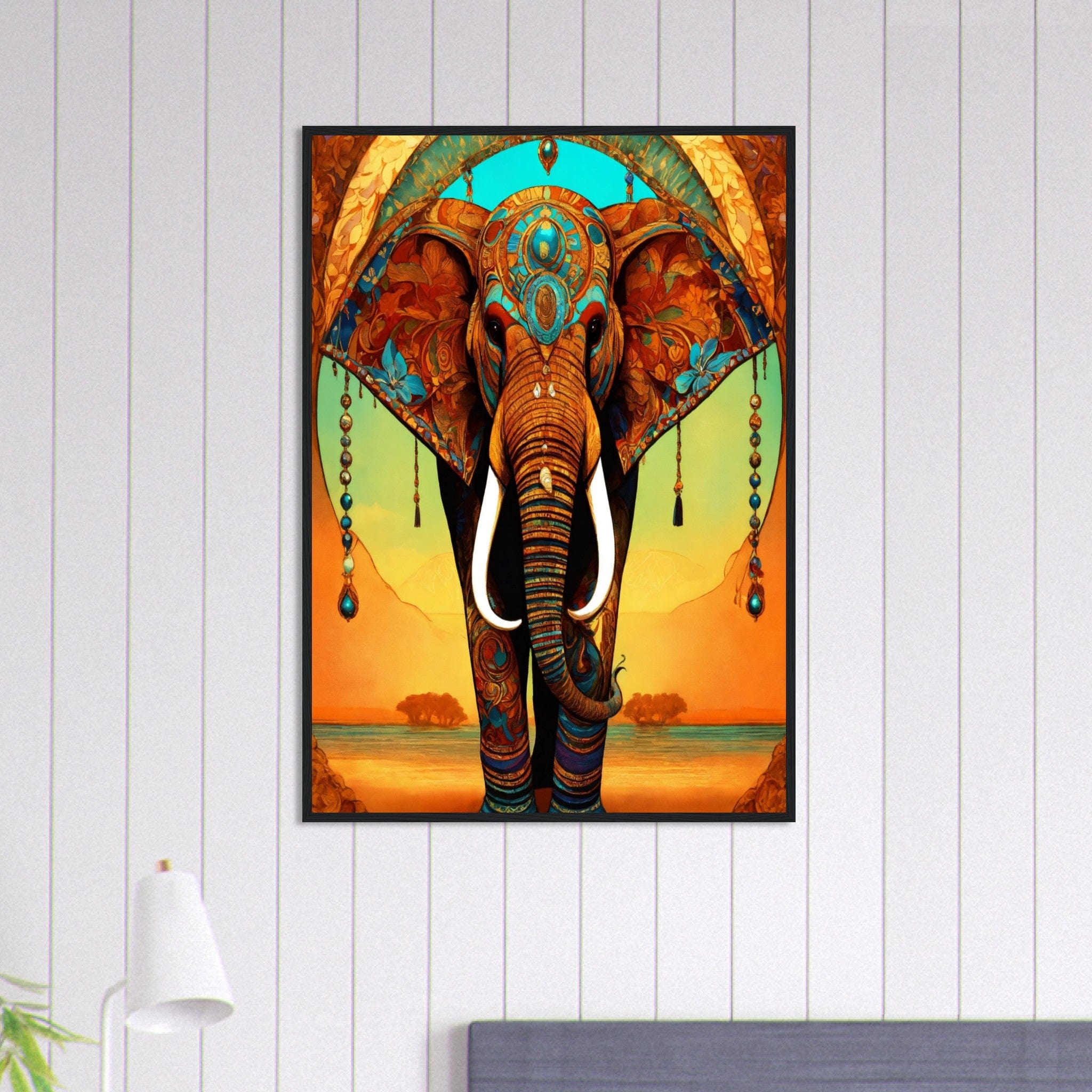 Canvanation Print Material 70x100 cm / 28x40″ Tableau Elephant Géant Doux