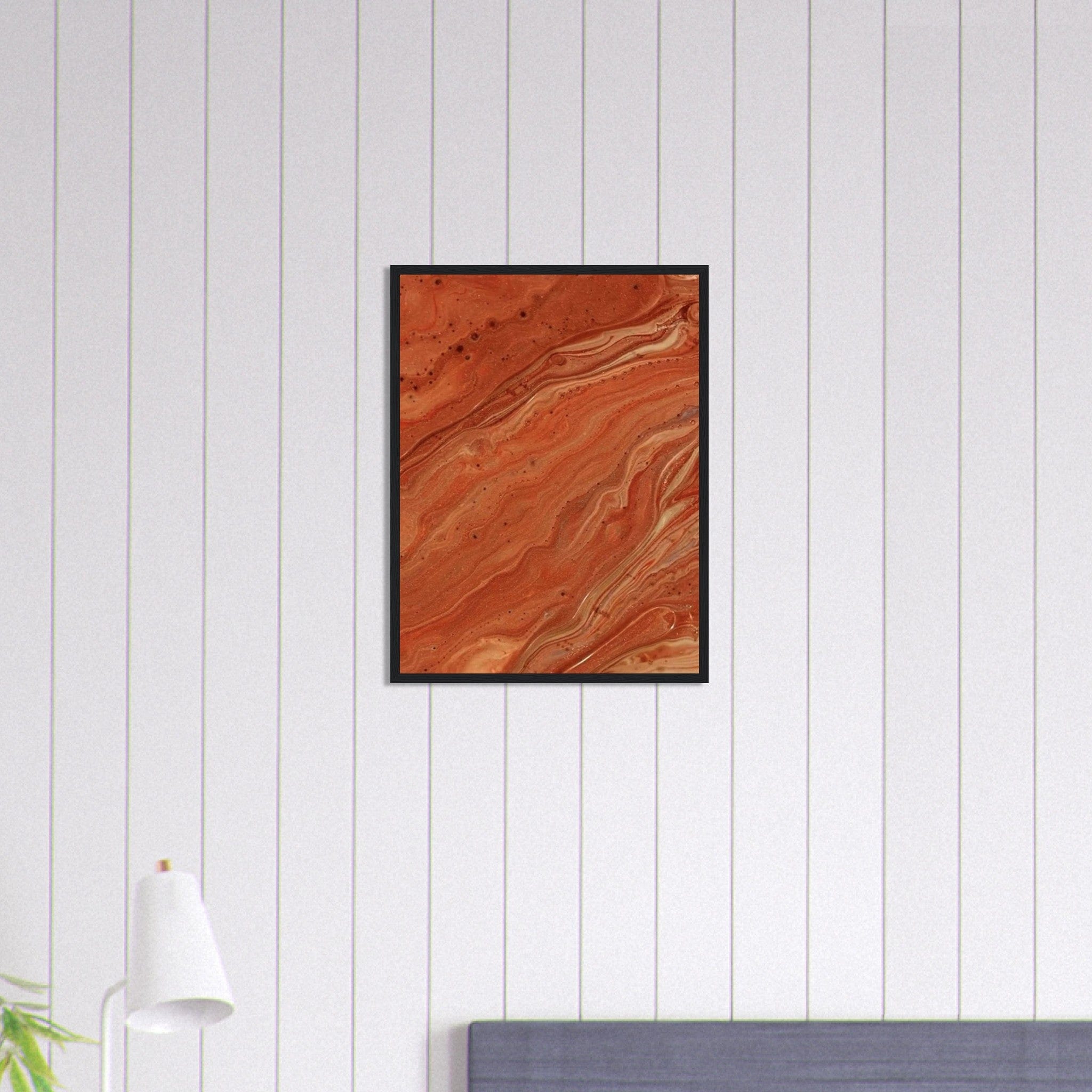 Canvanation Print Material 45x60 cm / 18x24″ Tableau Terracotta Crépuscule en Terre Cuite