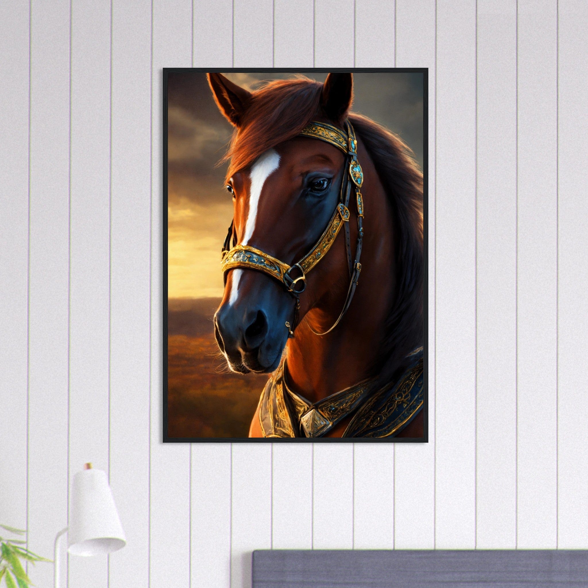 Canvanation Print Material 70x100 cm / 28x40″ Tableau Cheval Équine