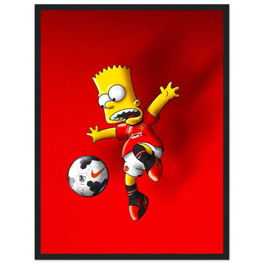 Tableau Football Simpson - Canvanation