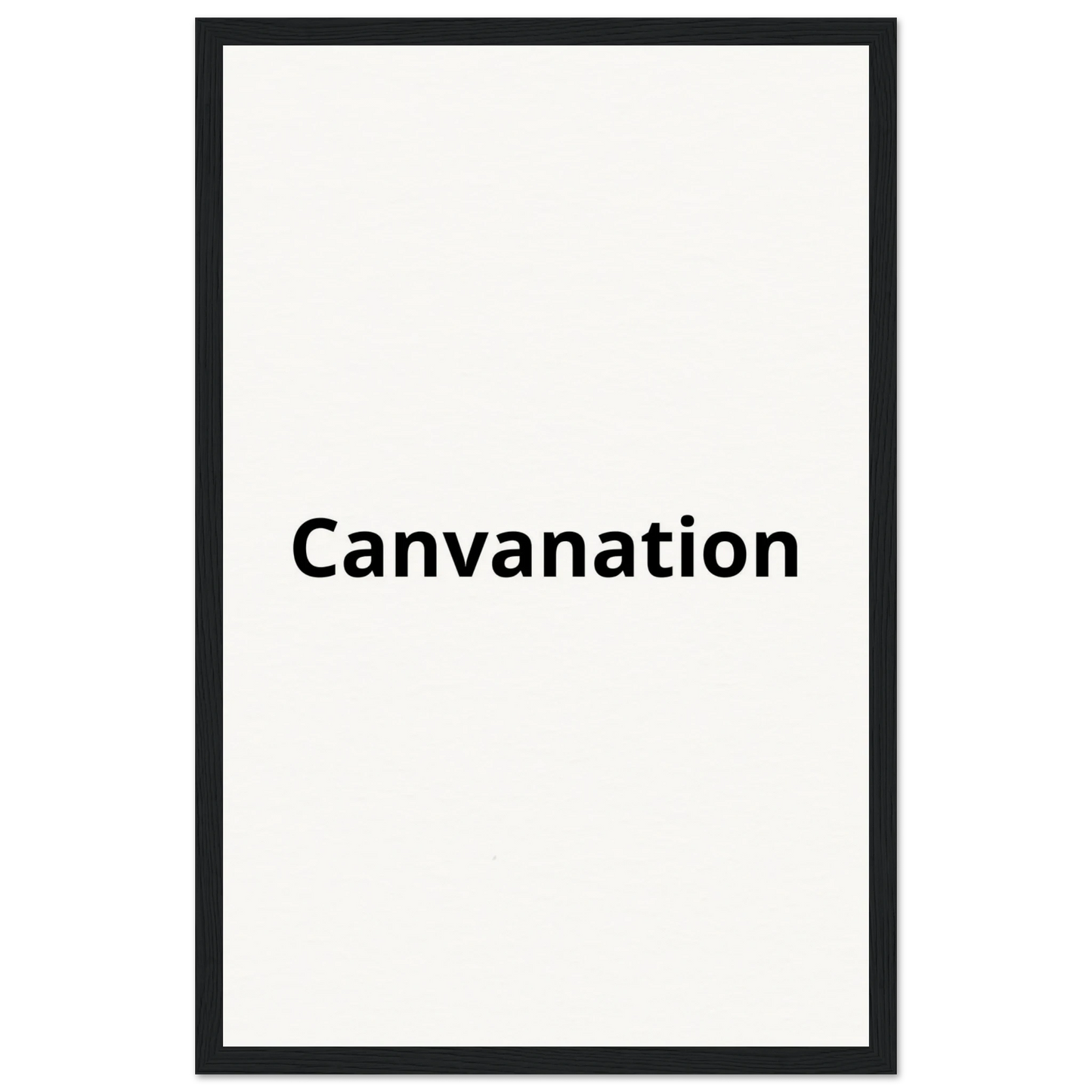 Canvanation Print Material 28x43  cm / XL (11x17″) / Cadre noir Tableau Personnalisé