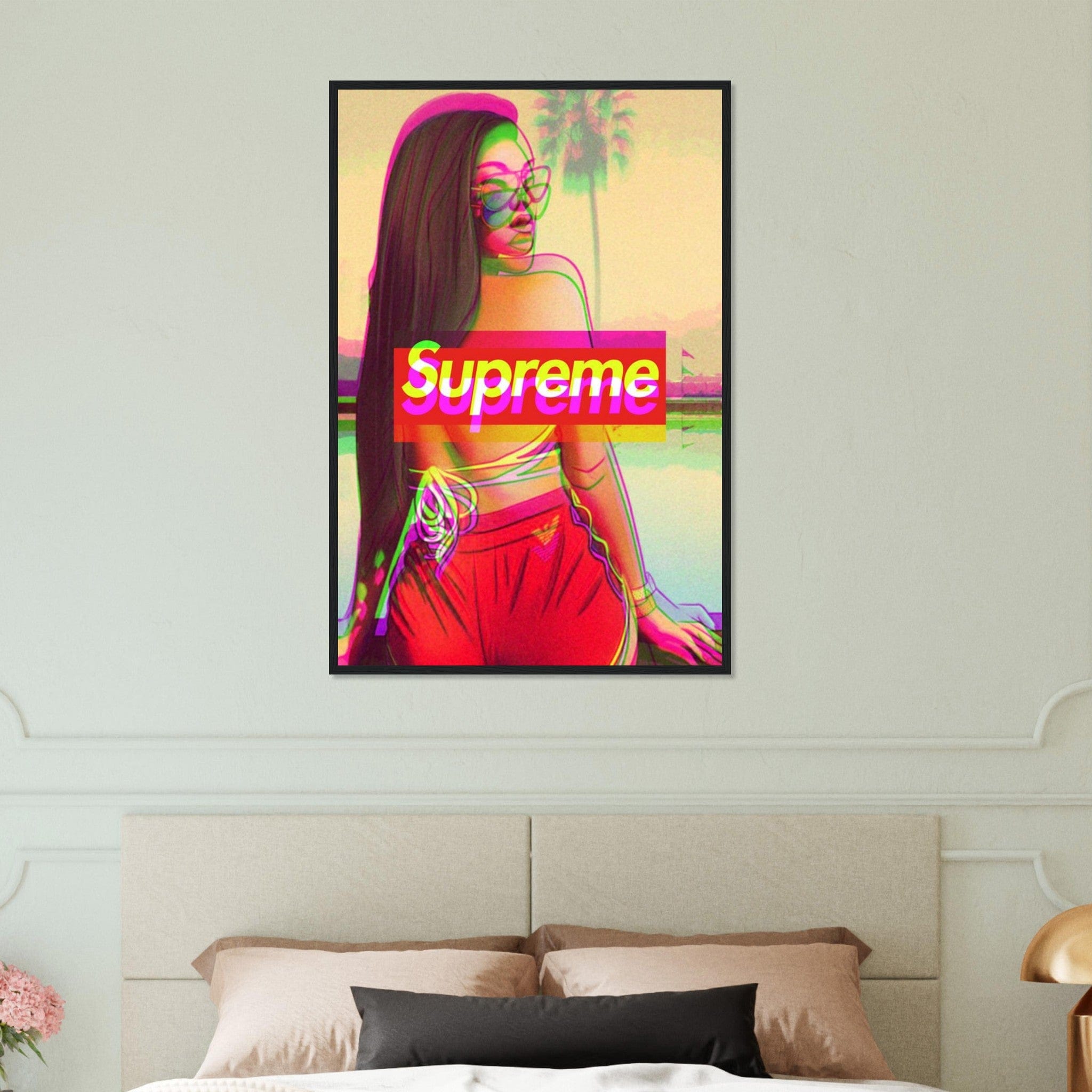 Canvanation Print Material 60x90 cm / 24x36″ Tableau Marque De Luxe Supreme Femme