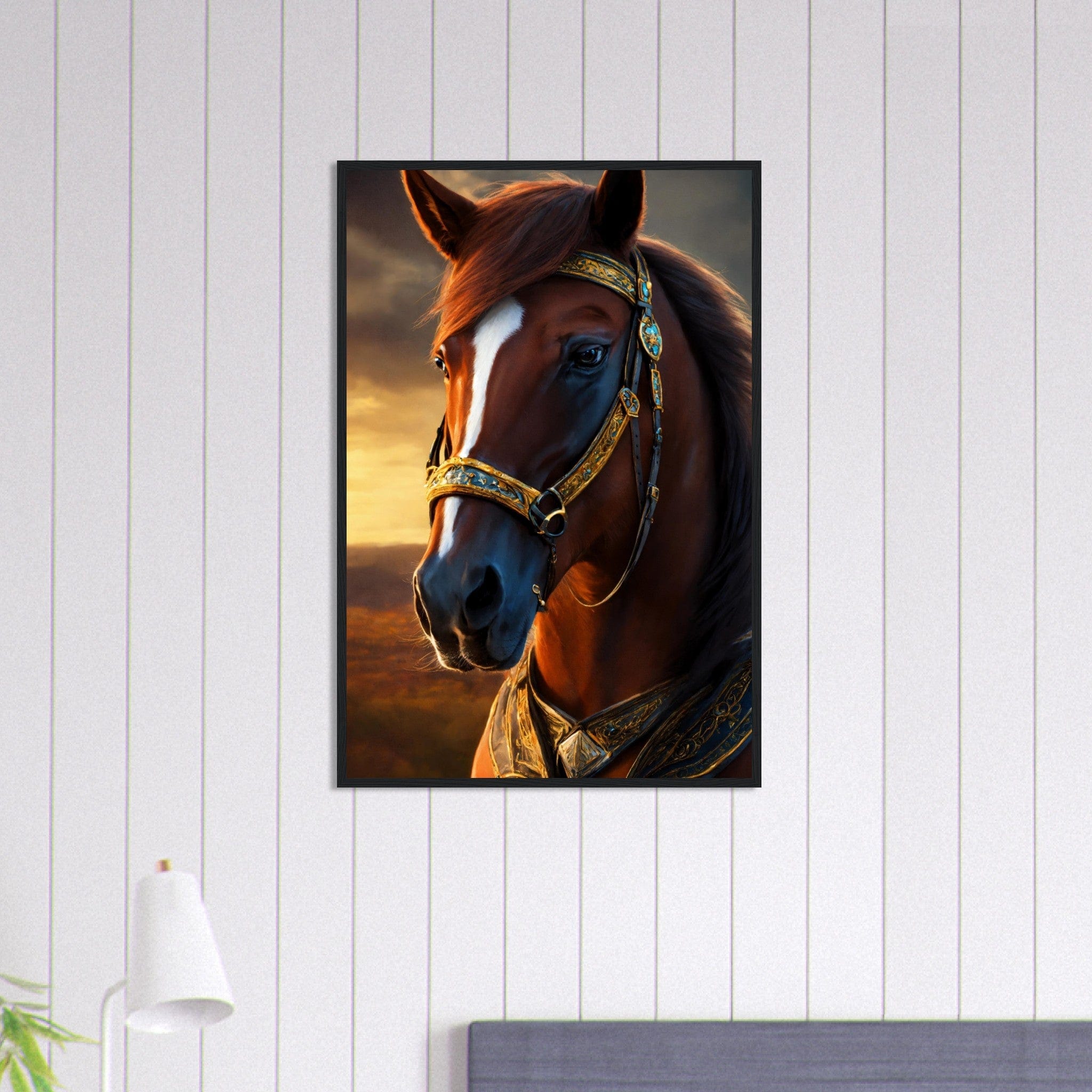 Canvanation Print Material 60x90 cm / 24x36″ Tableau Cheval Équine